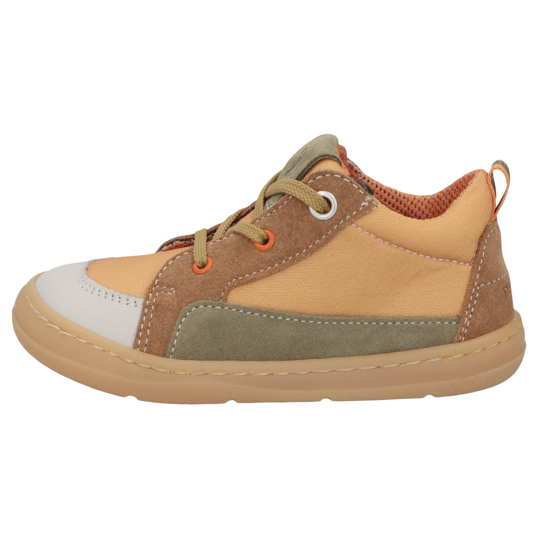 braune lauflernschuhe seitenansicht links