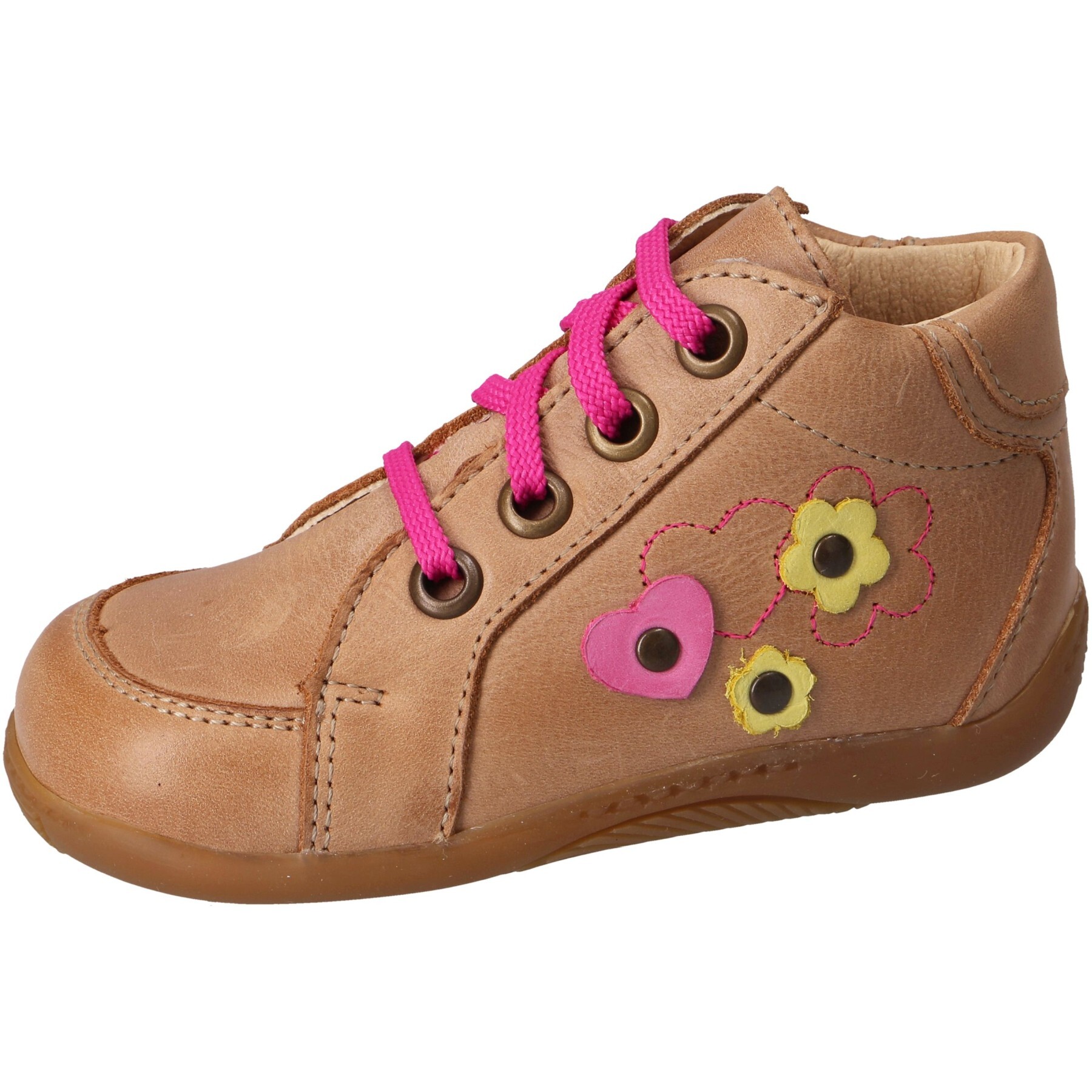 braune lauflernschuhe 3-4 ansicht