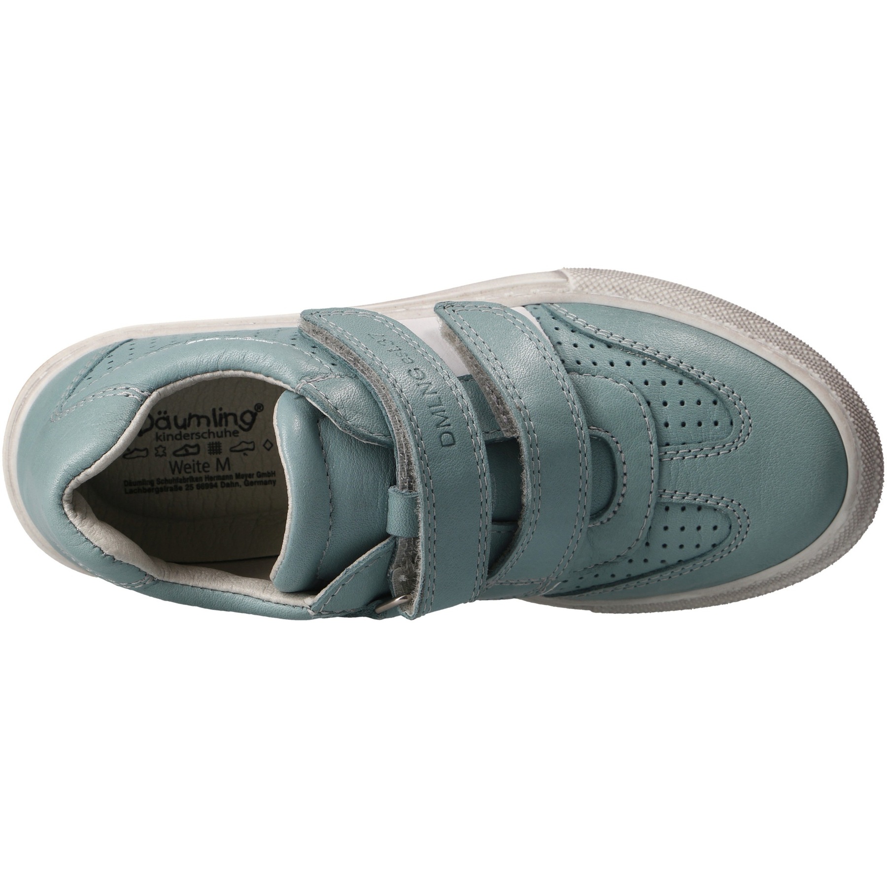 grüne halbschuh draufsicht