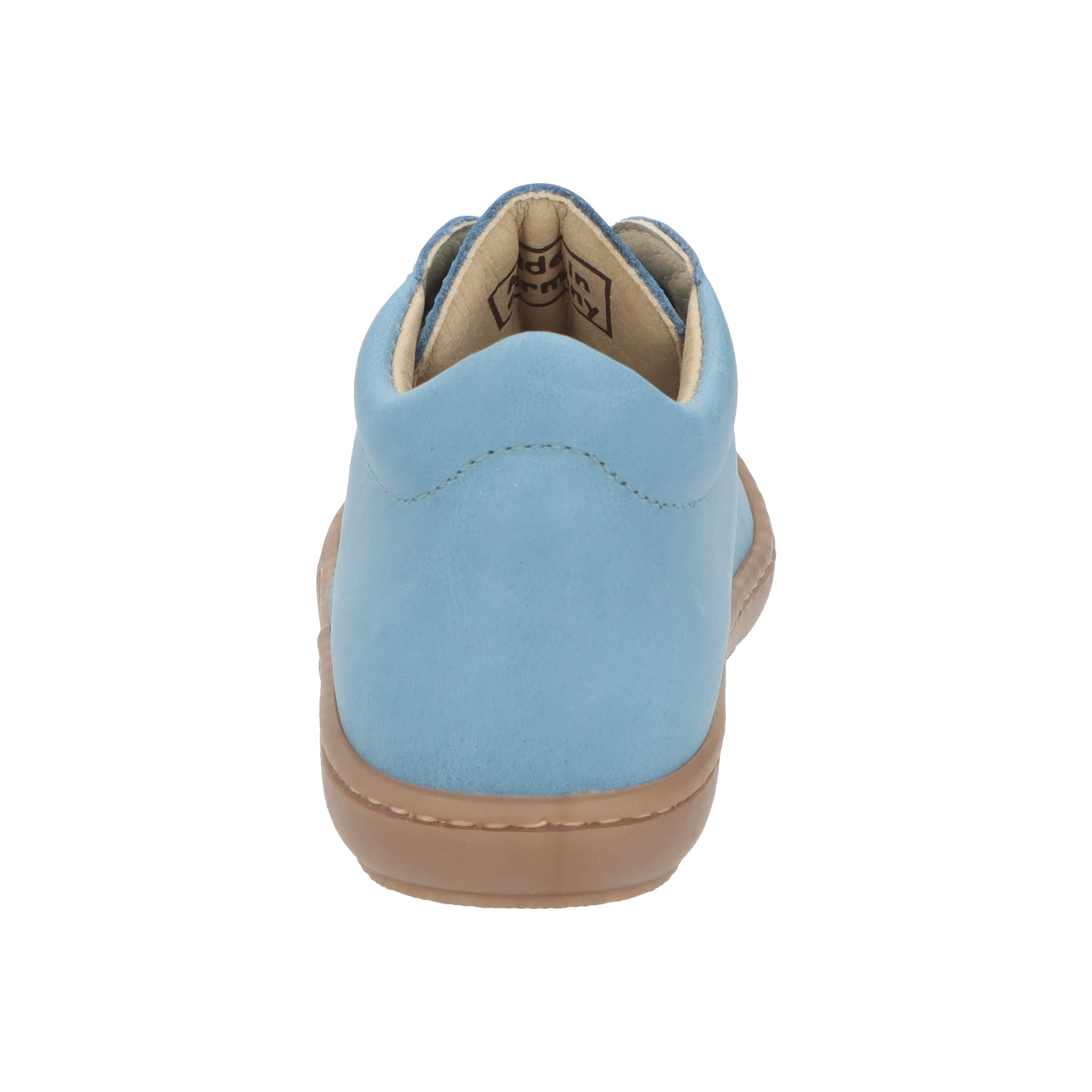 blaue lauflernschuhe hinteransicht