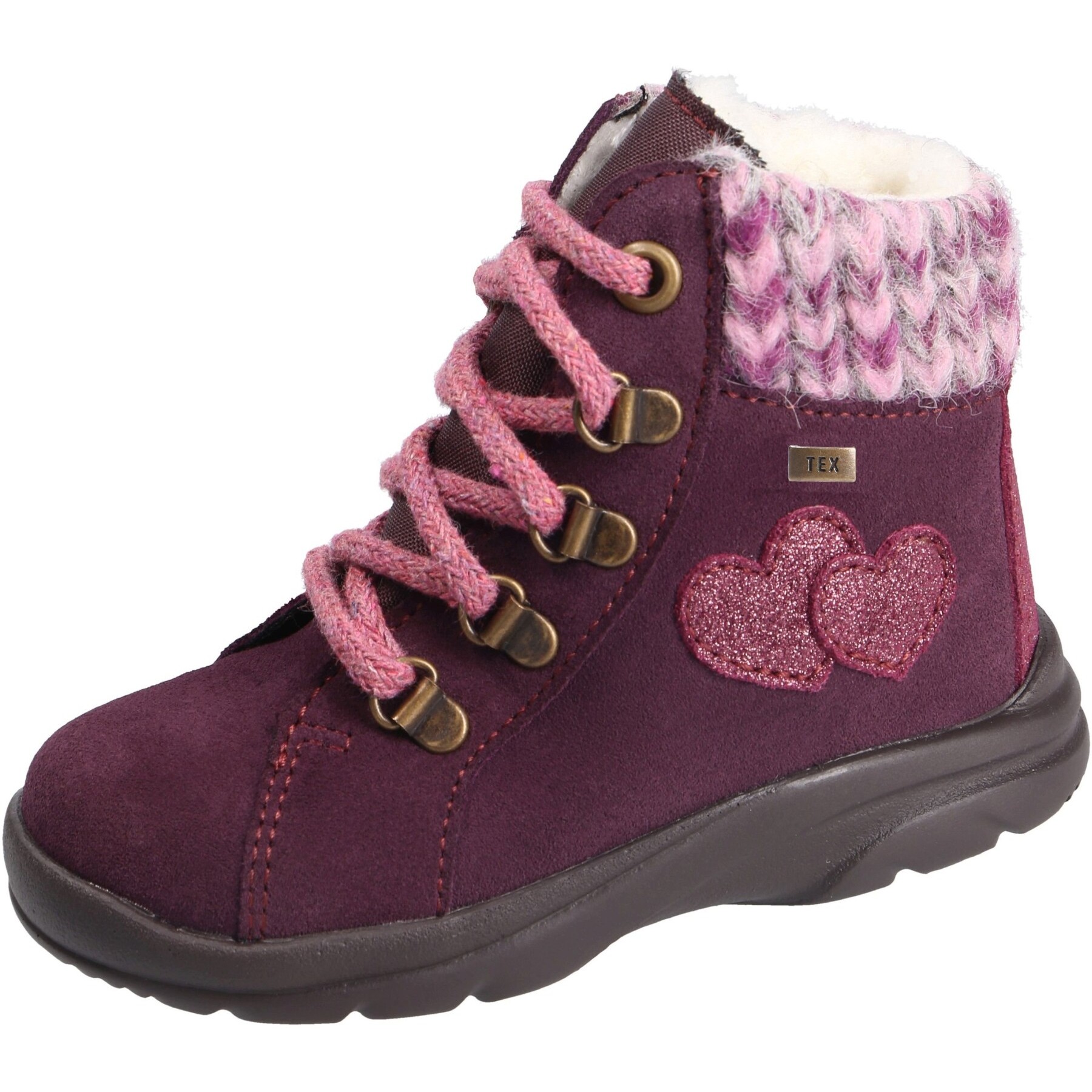 rote stiefeletten 3-4 ansicht