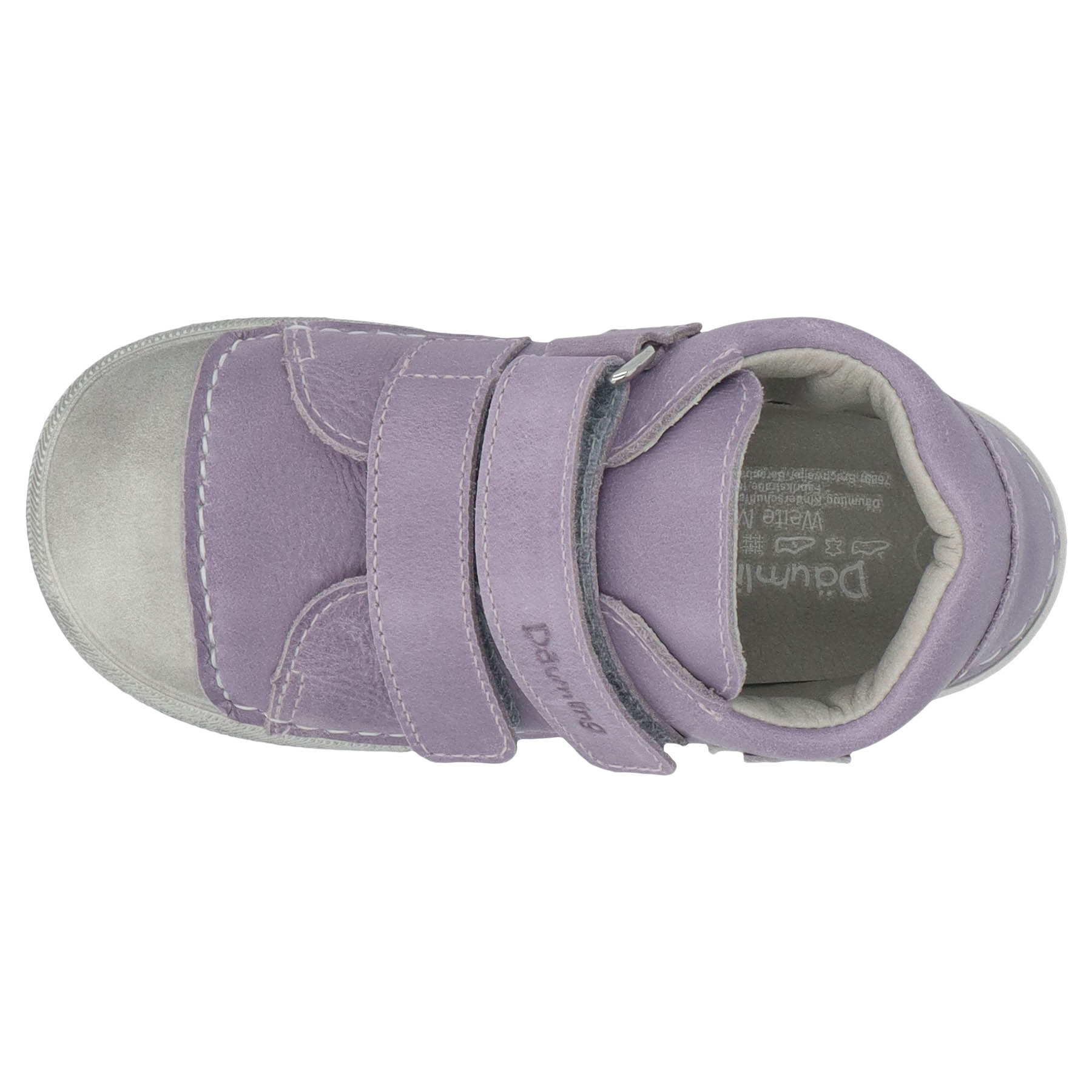 rote lauflernschuhe draufsicht