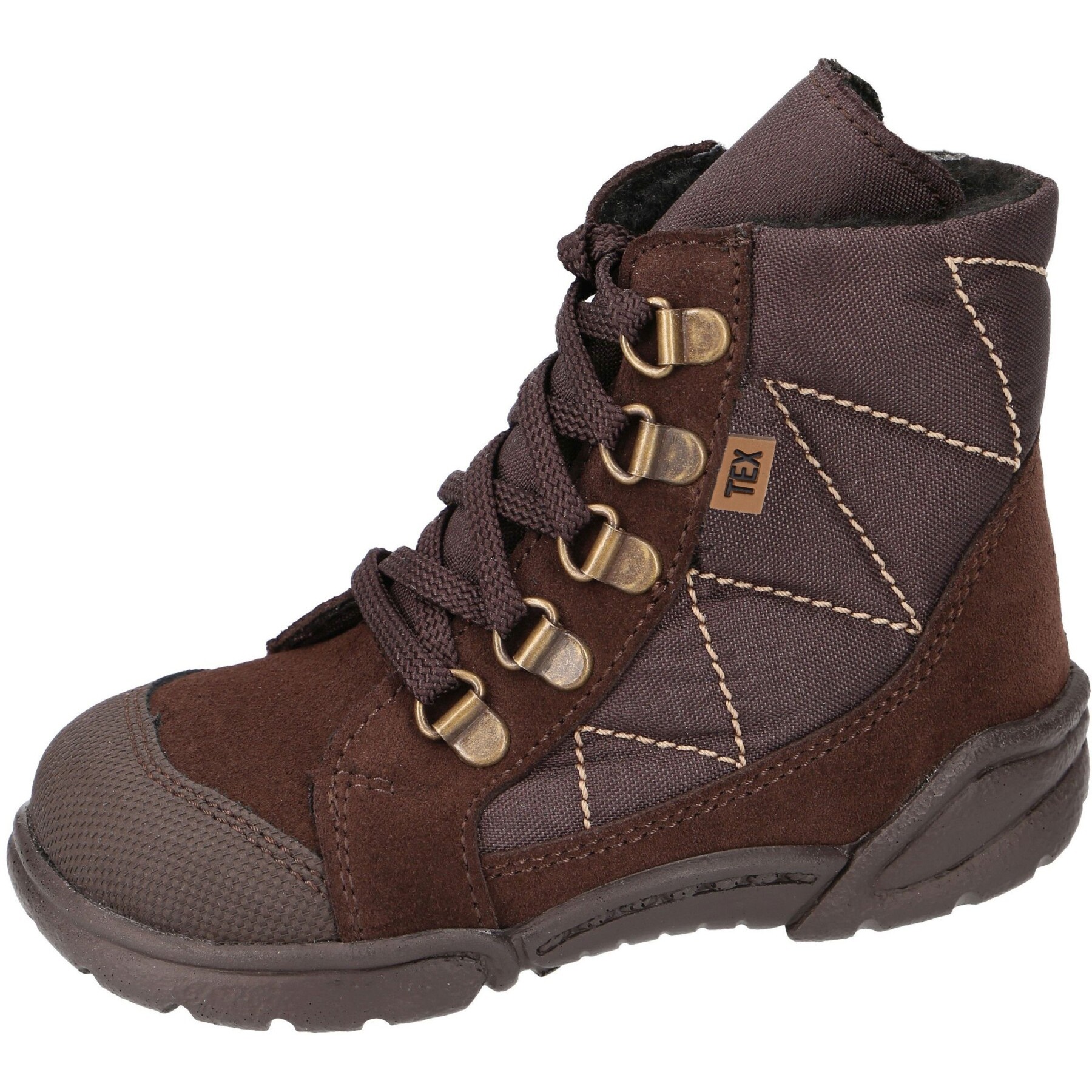 braune stiefeletten 3-4 ansicht