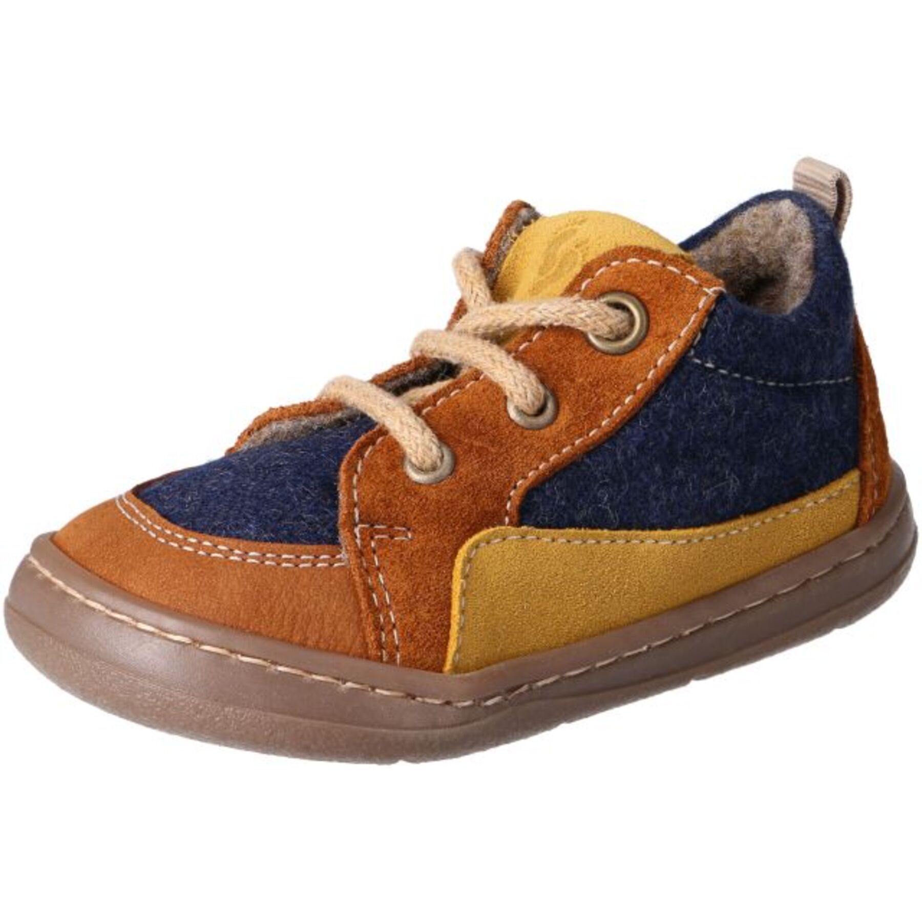 braune lauflernschuhe 3-4 ansicht