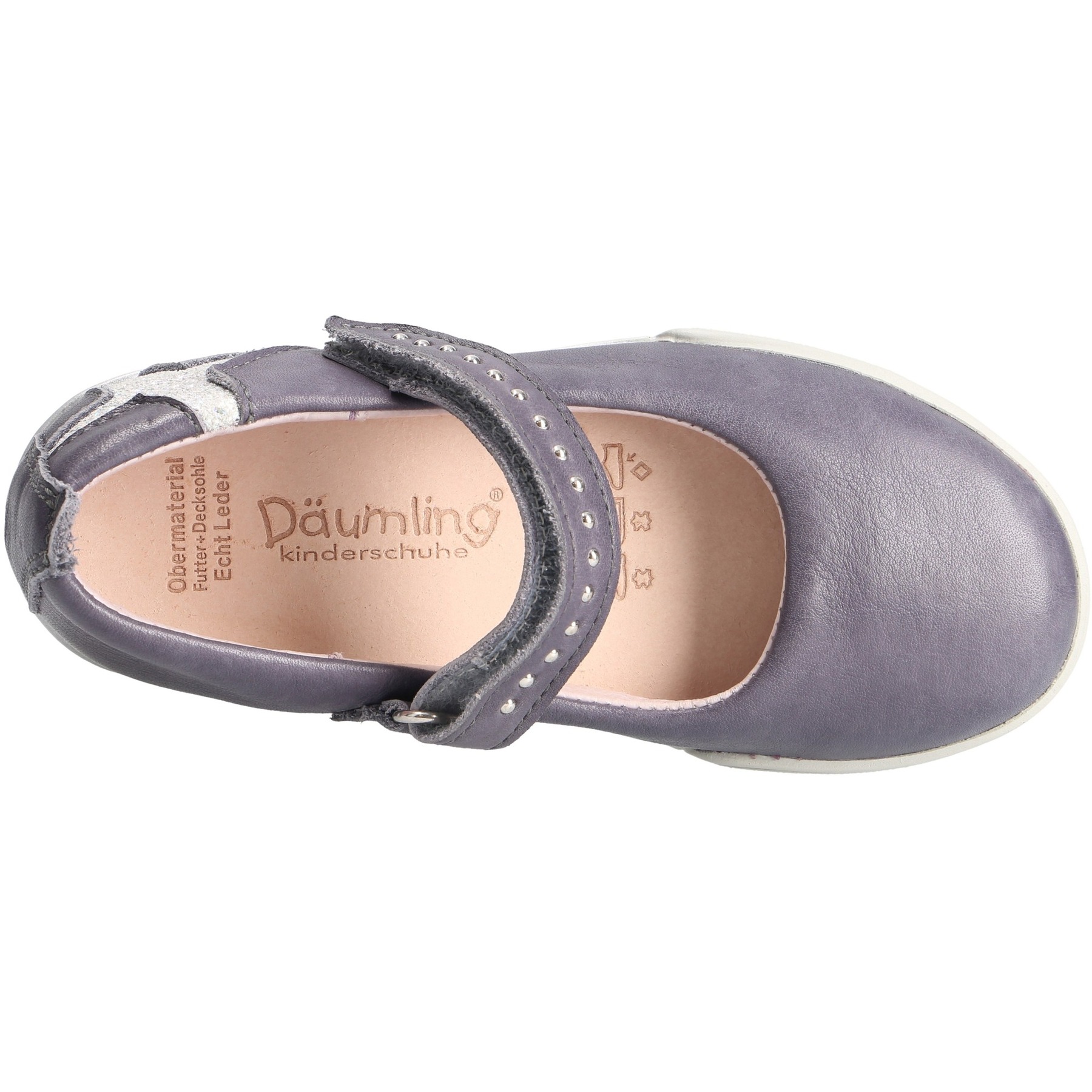 graue ballerina draufsicht