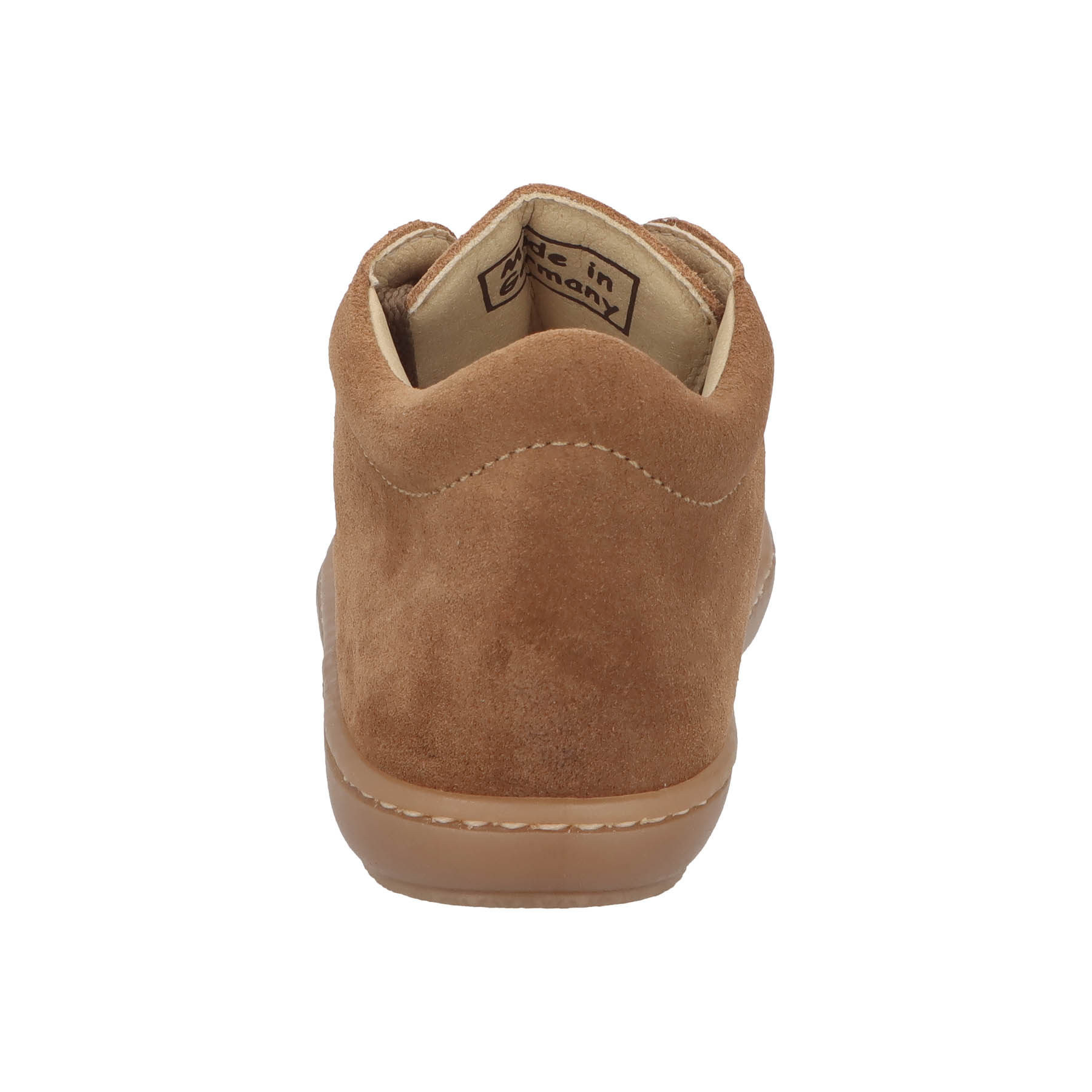 braune lauflernschuhe hinteransicht