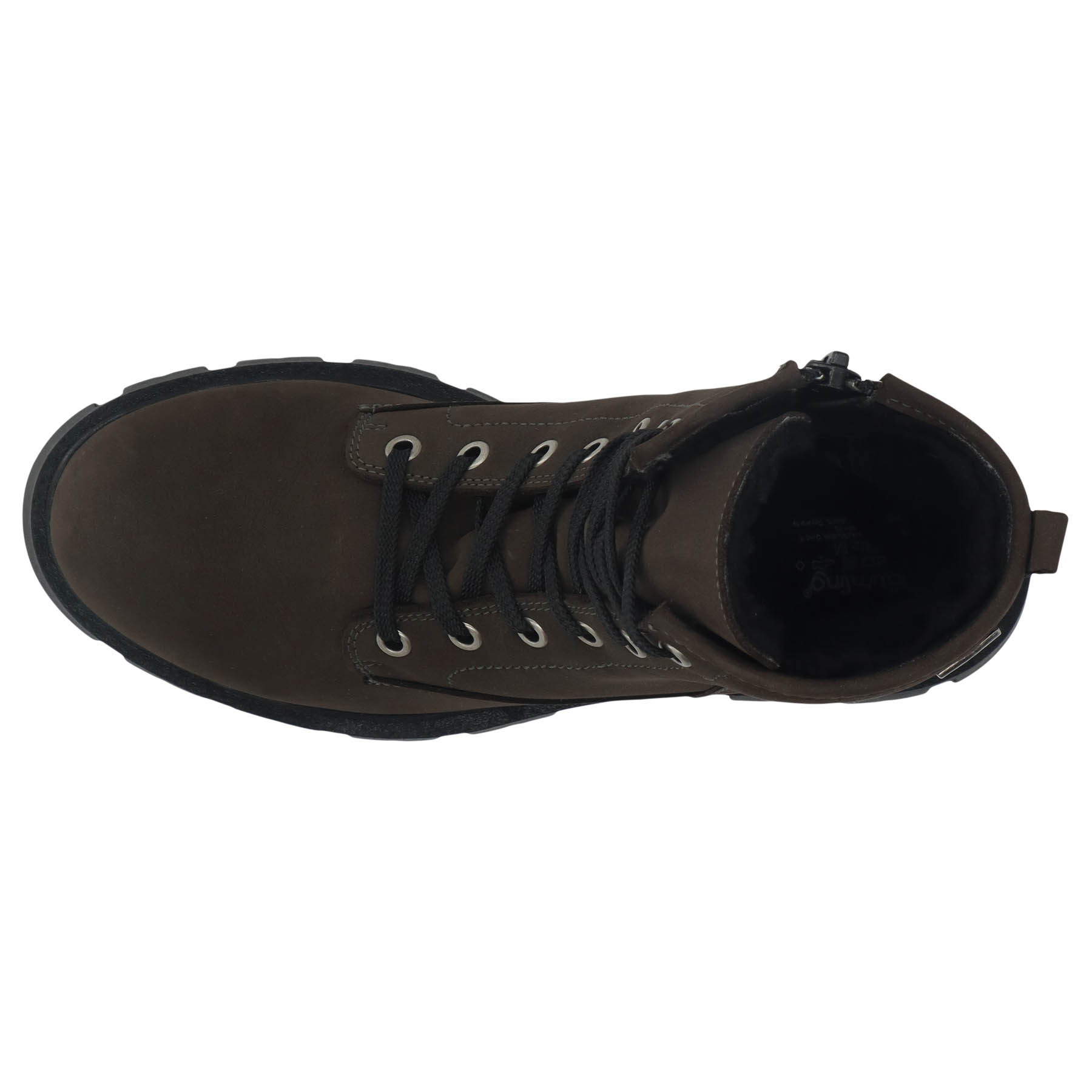 graue stiefeletten draufsicht