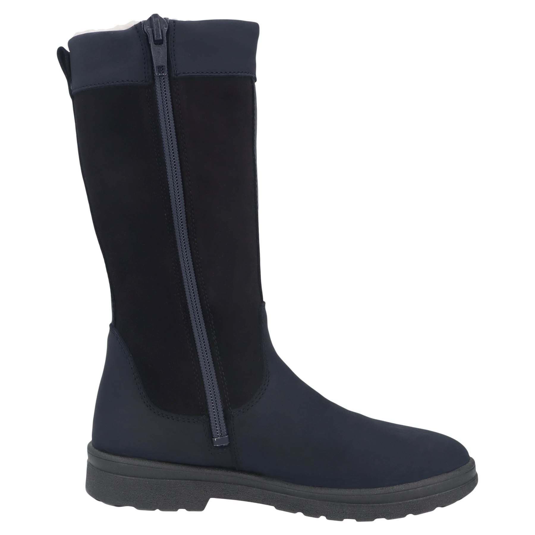 blaue stiefel seitenansicht rechts