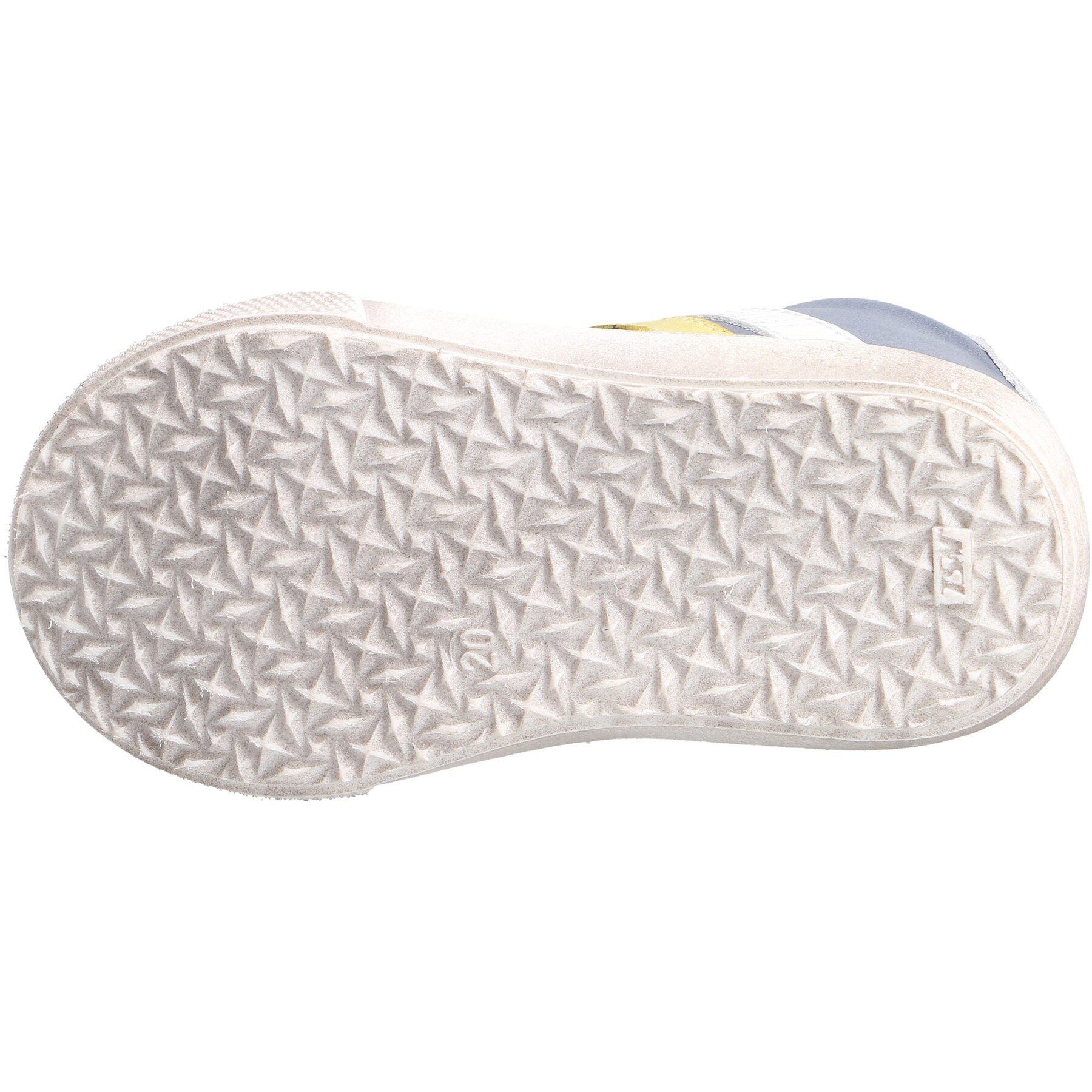 blaue mid cut sohlenansicht