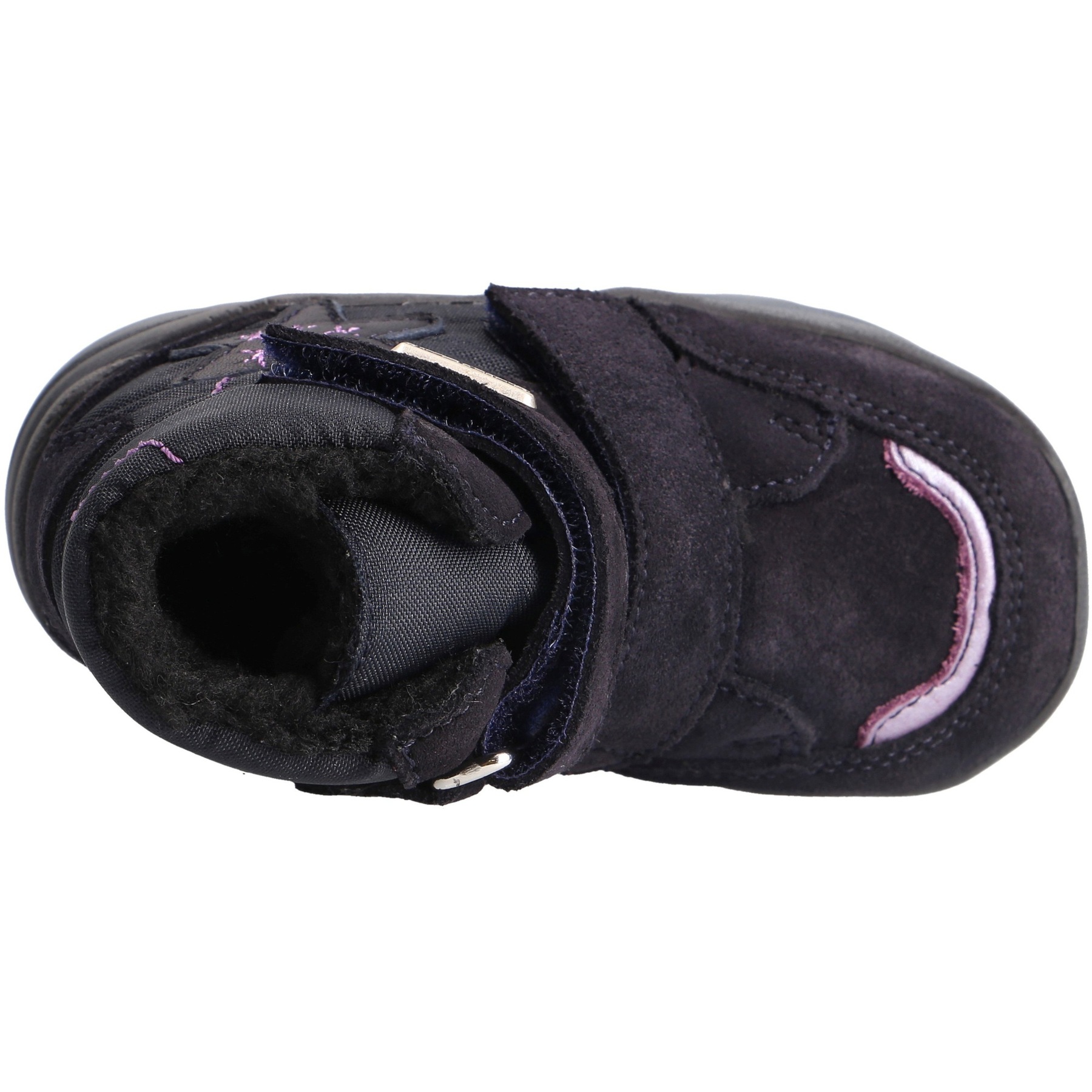 blaue stiefeletten draufsicht