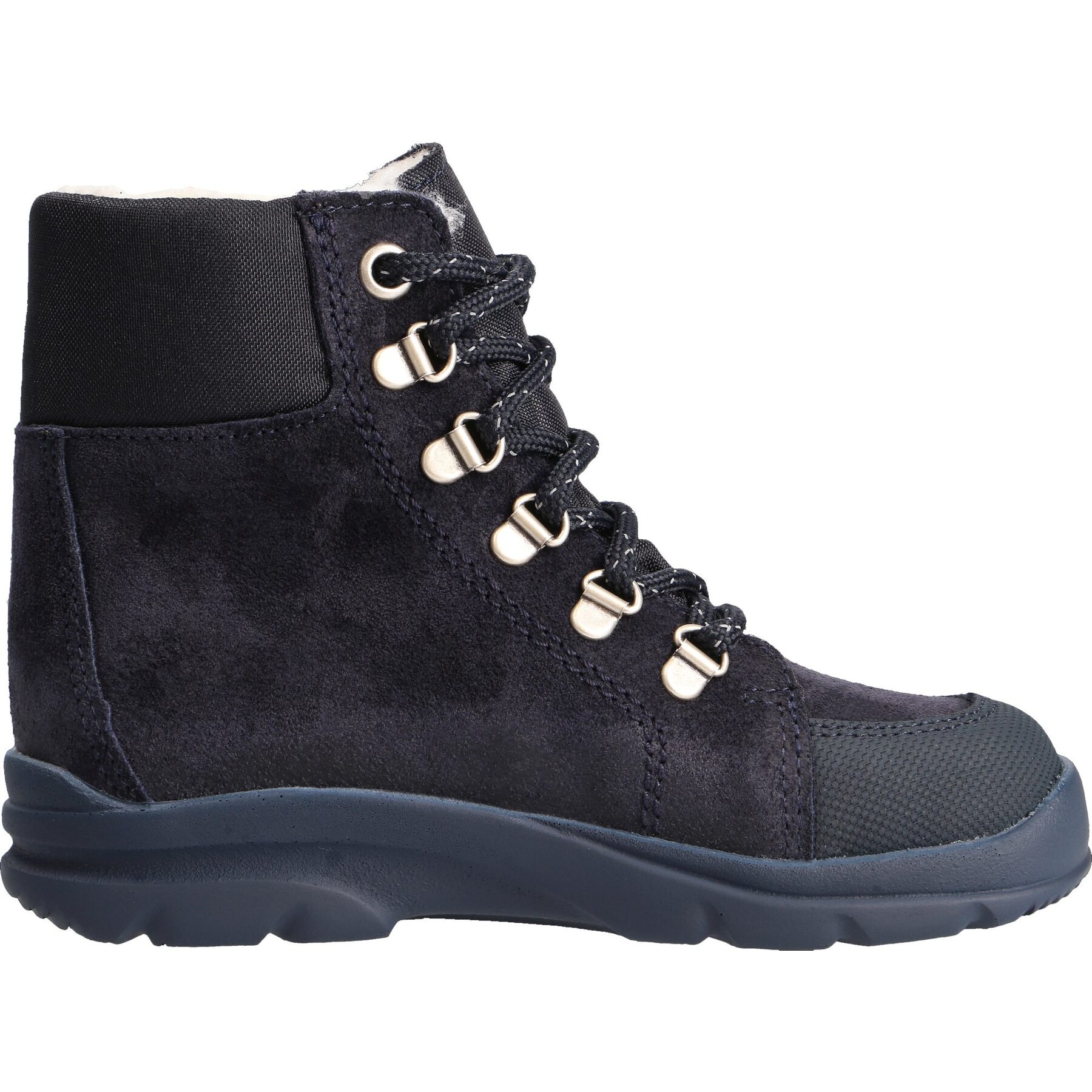 blaue stiefeletten seitenansicht rechts