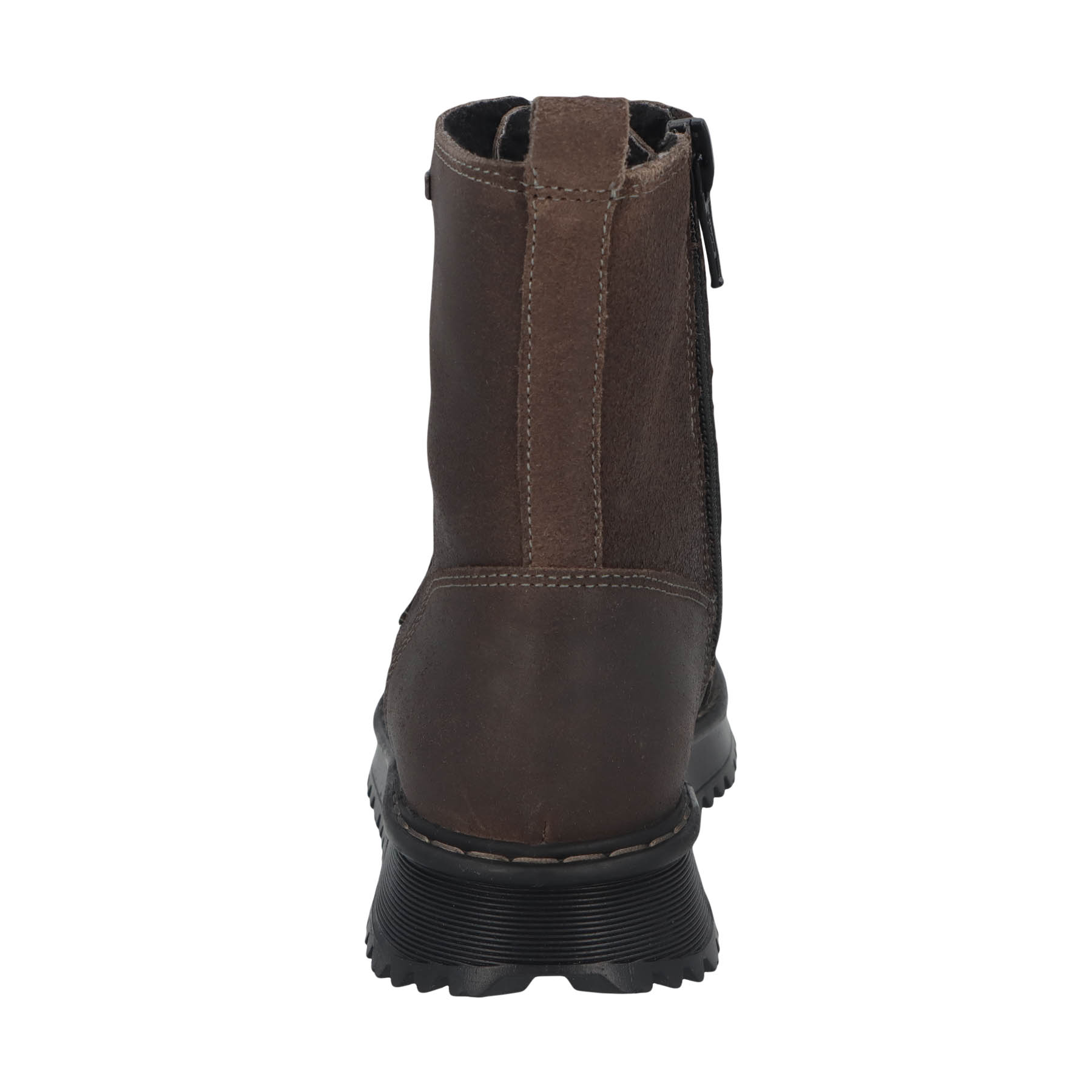 graue stiefeletten hinteransicht