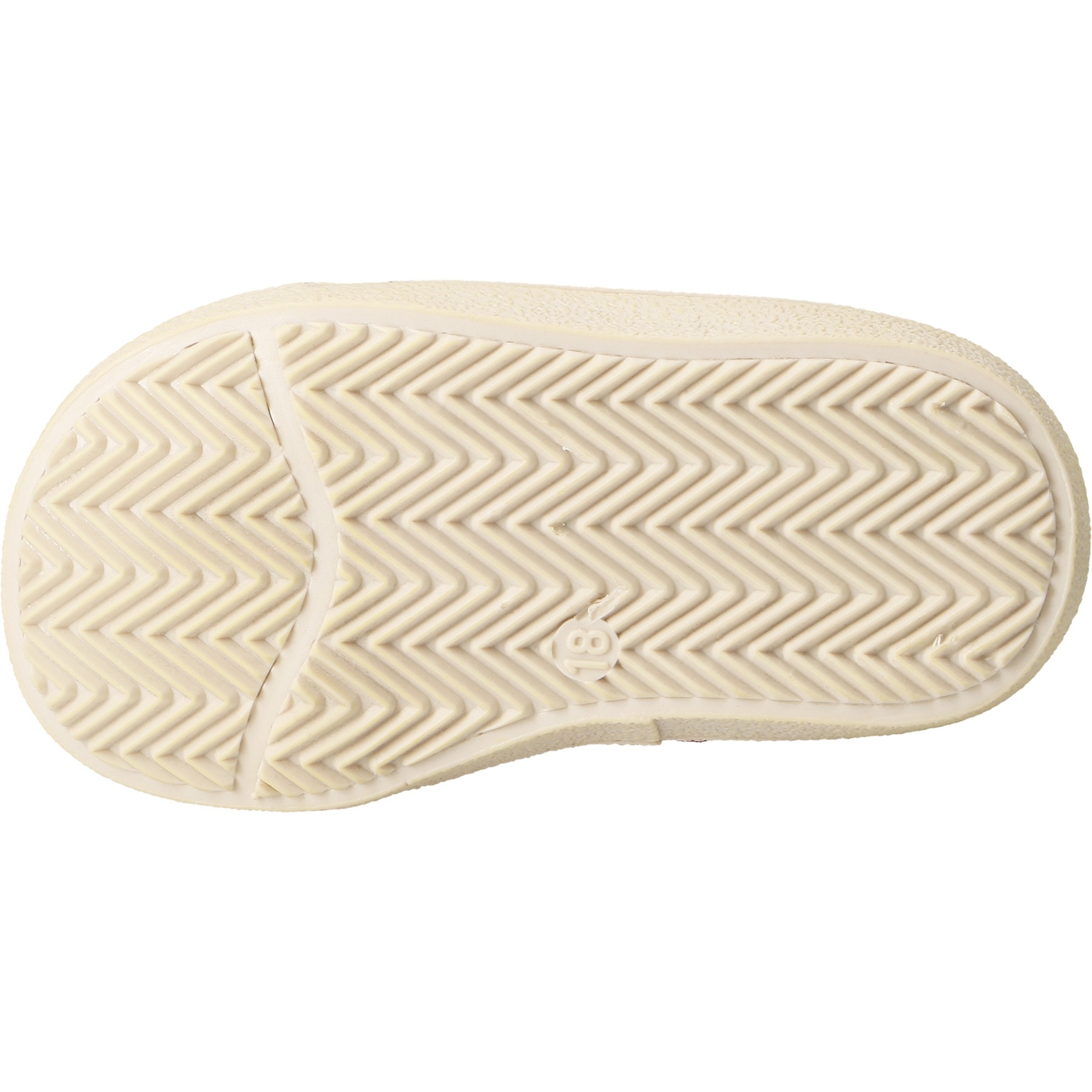 rote lauflernschuhe sohlenansicht