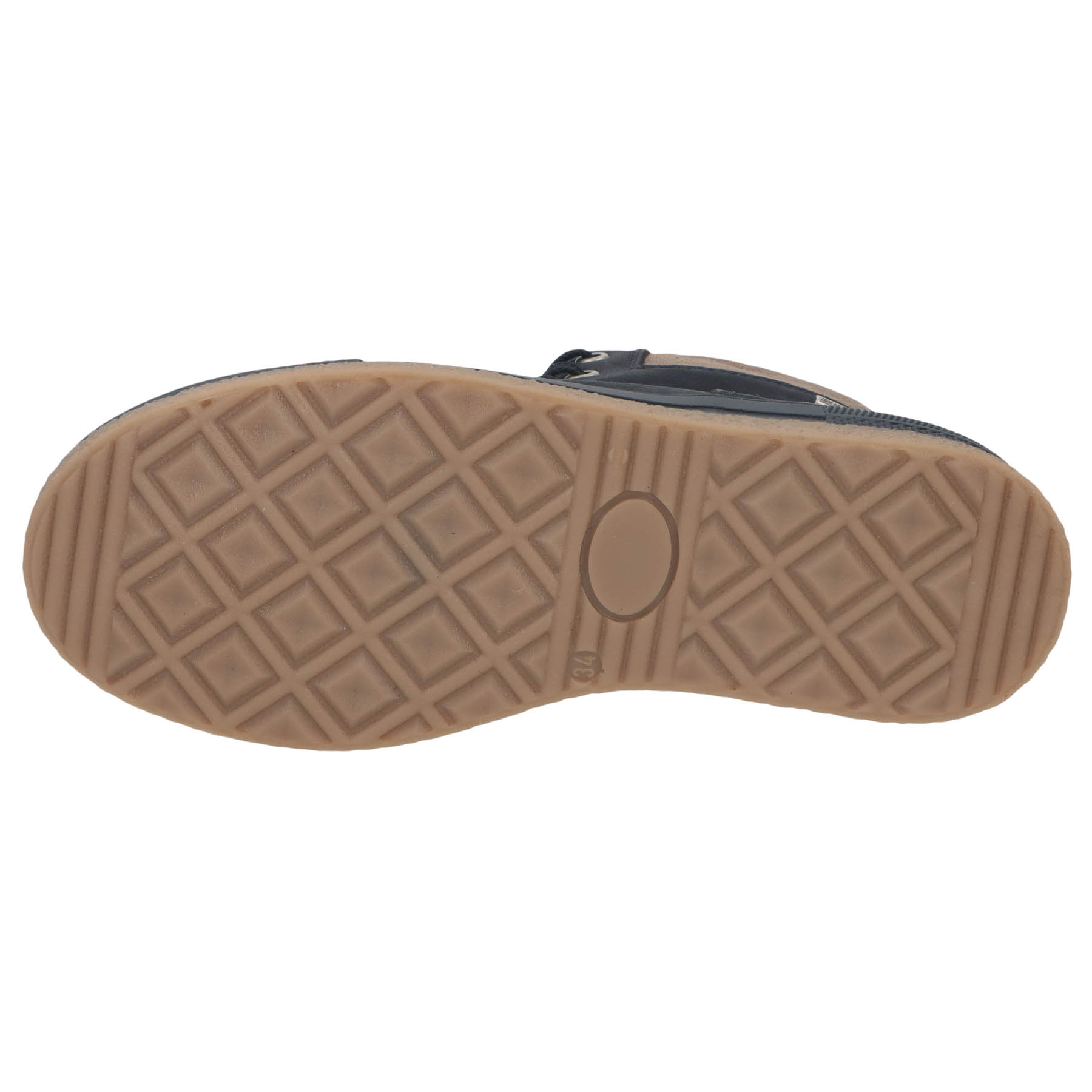 blaue mid cut sohlenansicht