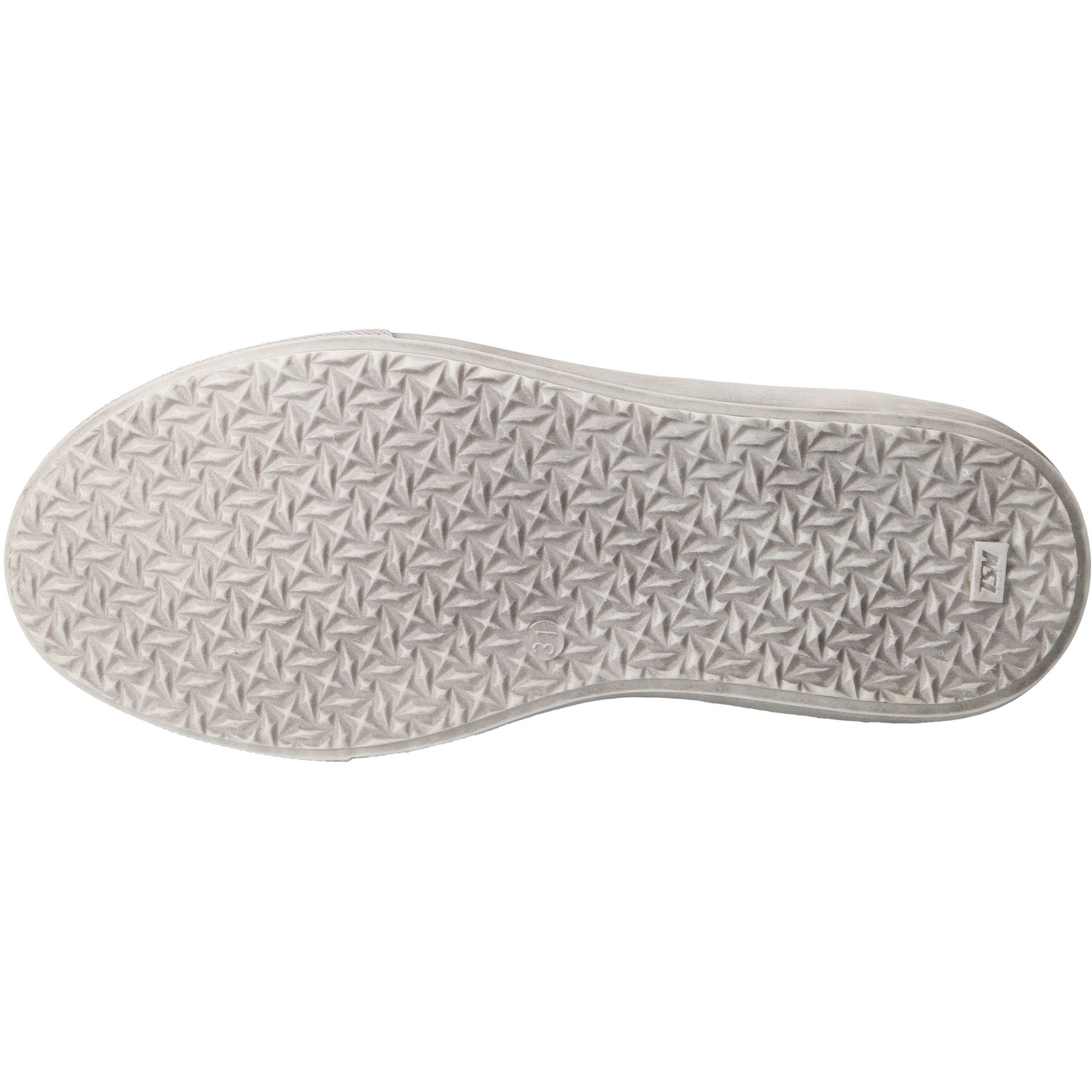 weiße halbschuh sohlenansicht