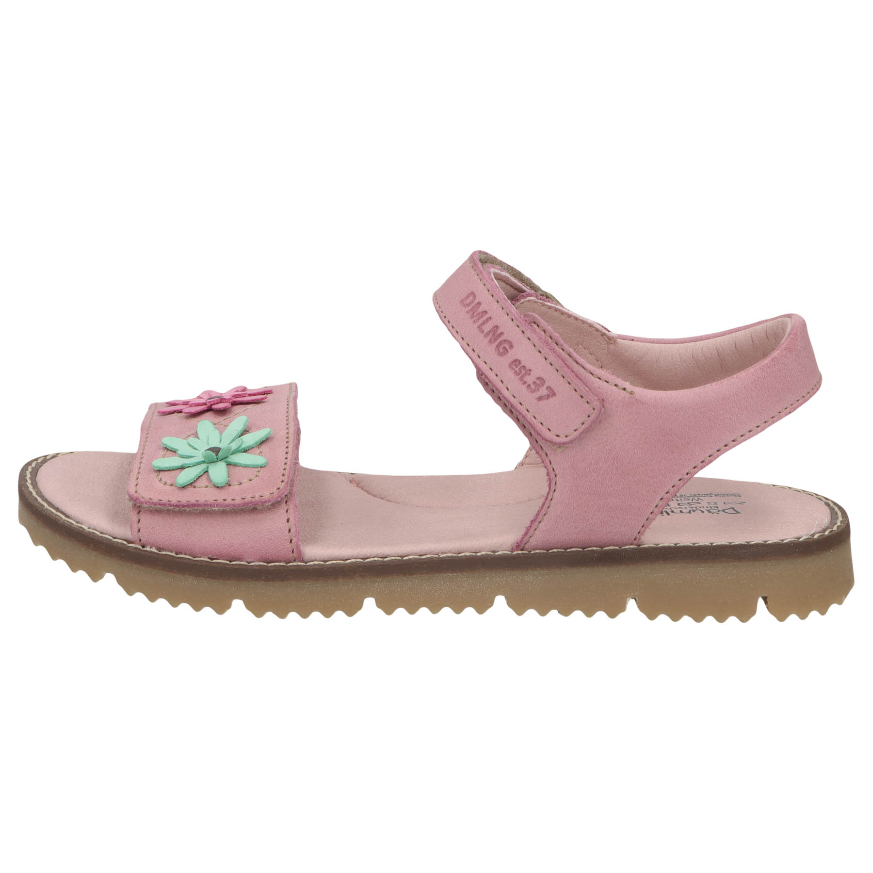 rote sandale seitenansicht links