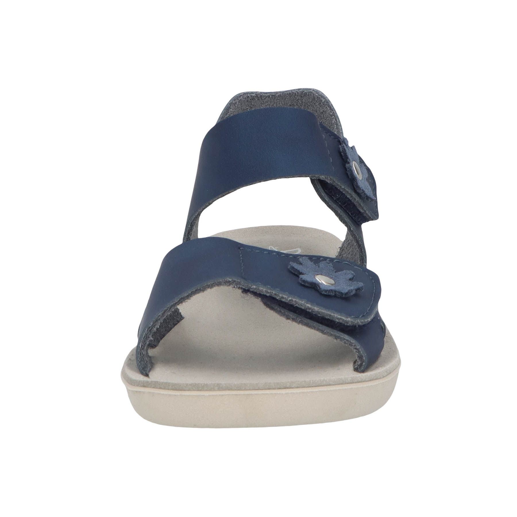 blaue sandale vorderansicht