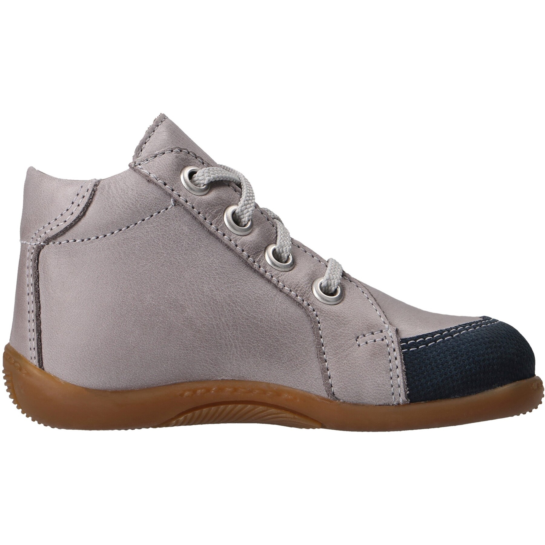 graue lauflernschuhe seitenansicht rechts