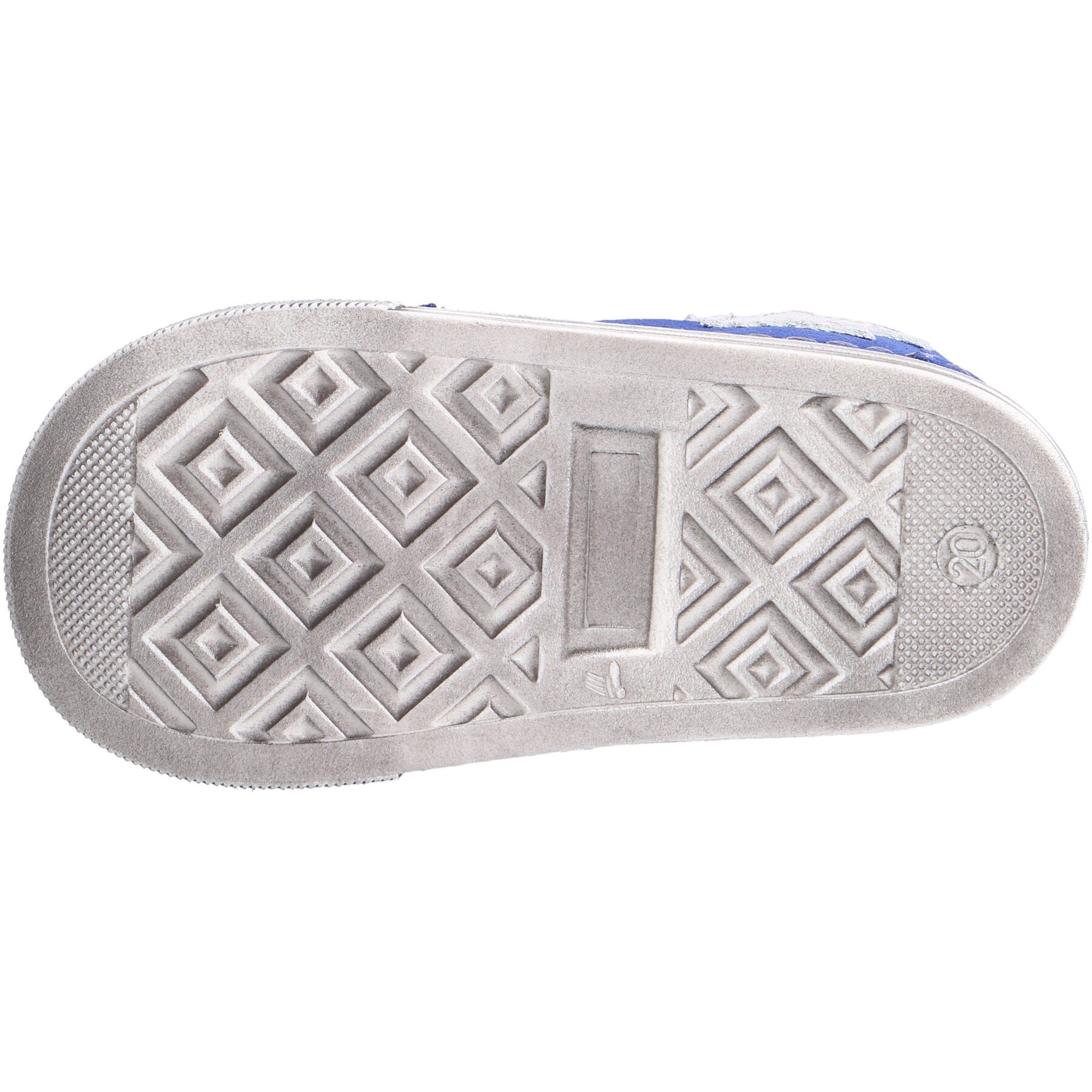 blaue lauflernschuhe sohlenansicht