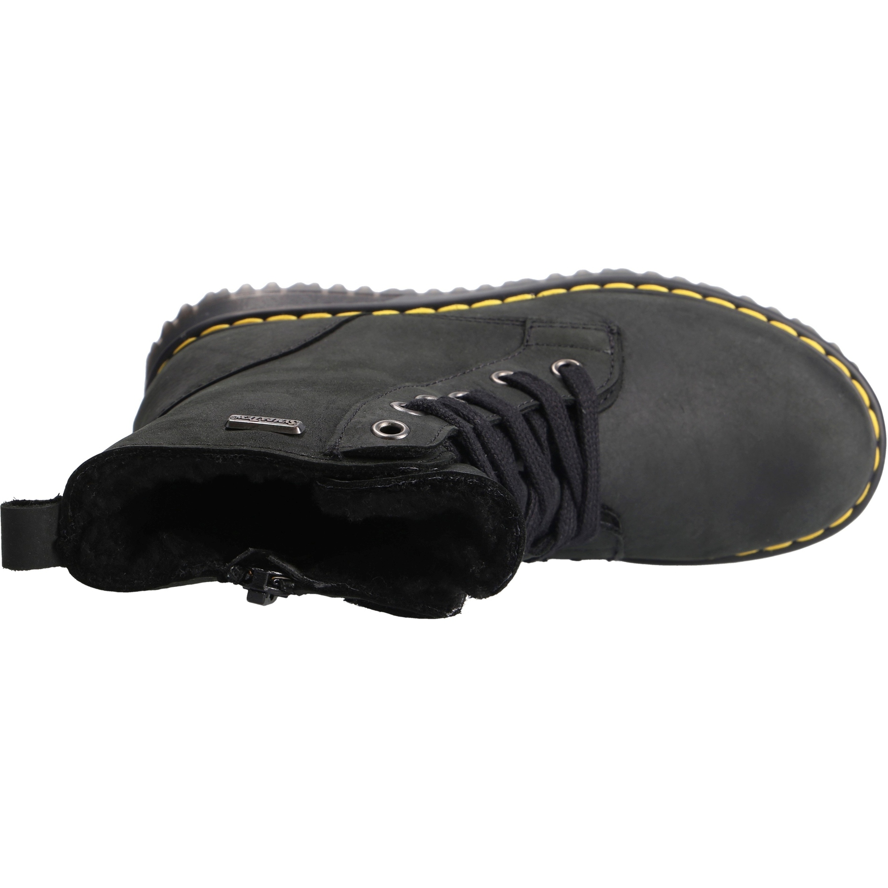graue stiefeletten draufsicht