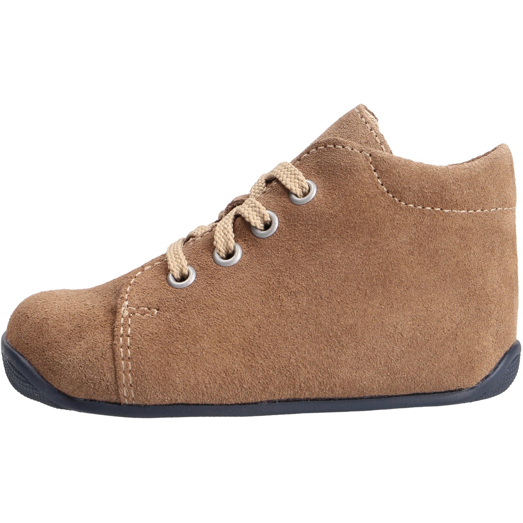 braune lauflernschuhe seitenansicht links