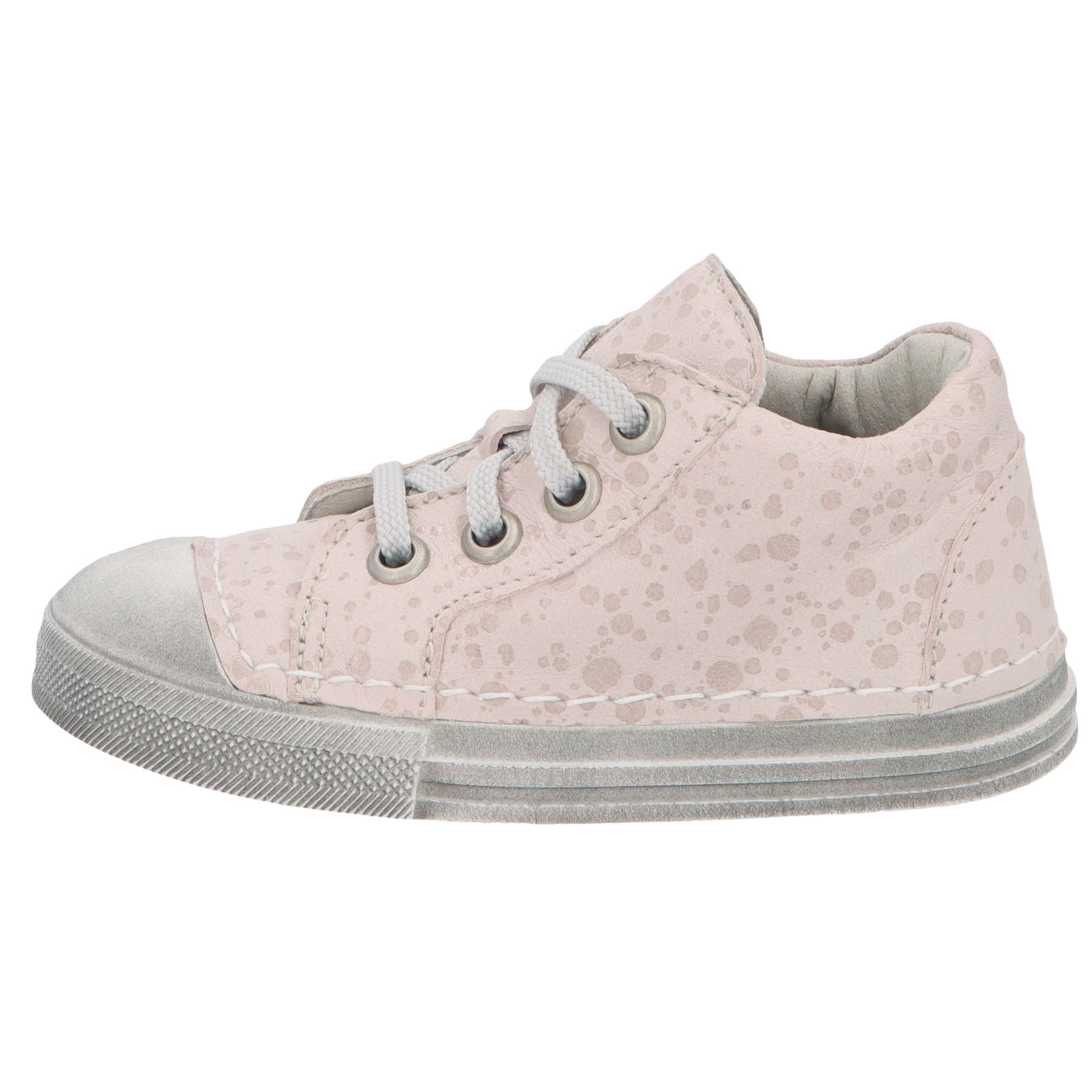 mehrfarbige lauflernschuhe seitenansicht links