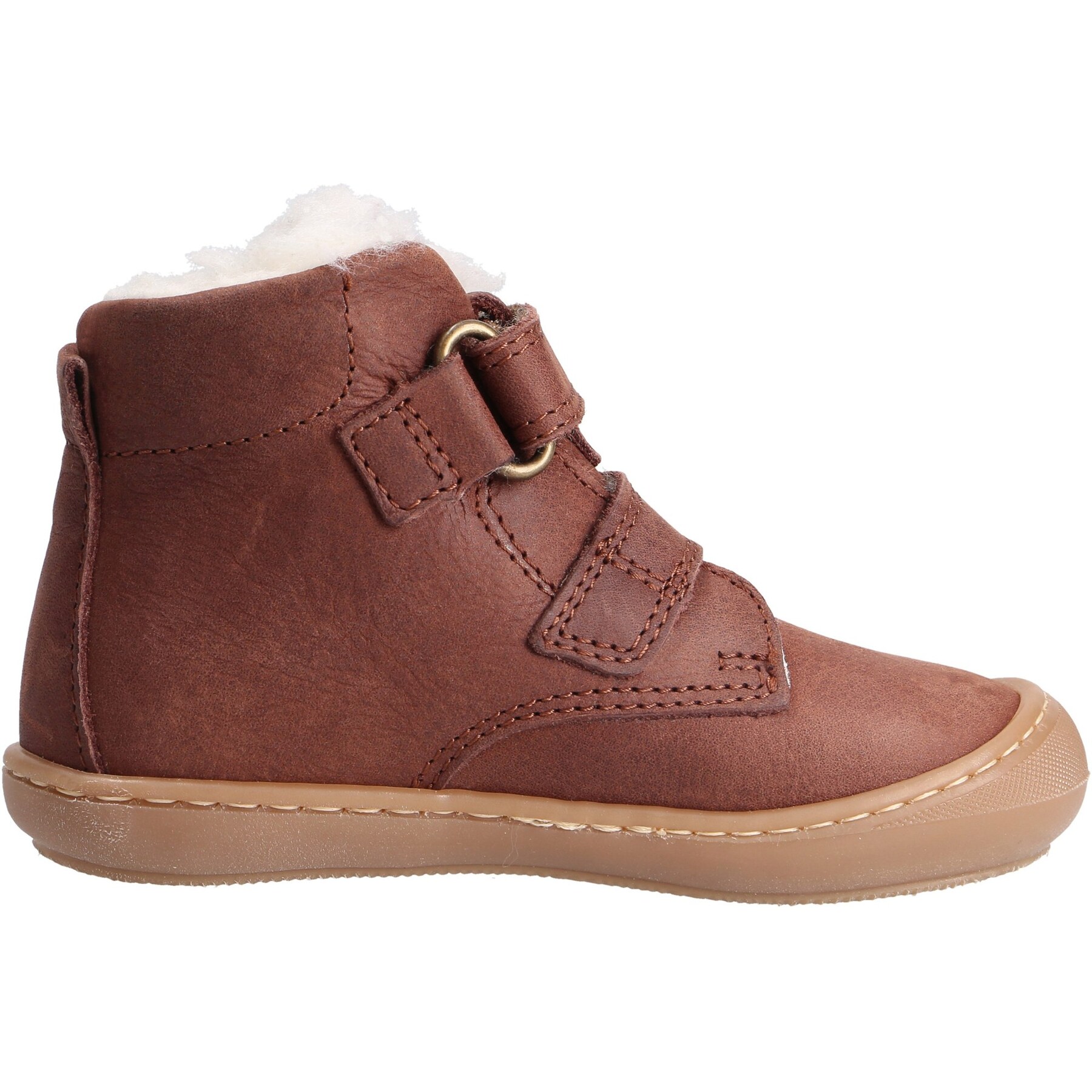 braune lauflernschuhe seitenansicht rechts