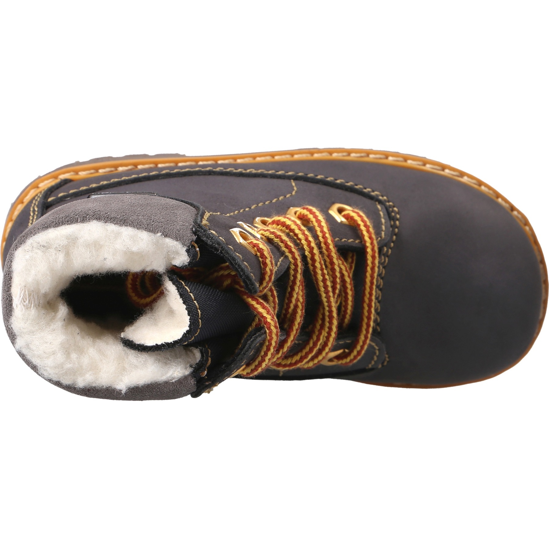 graue stiefeletten draufsicht