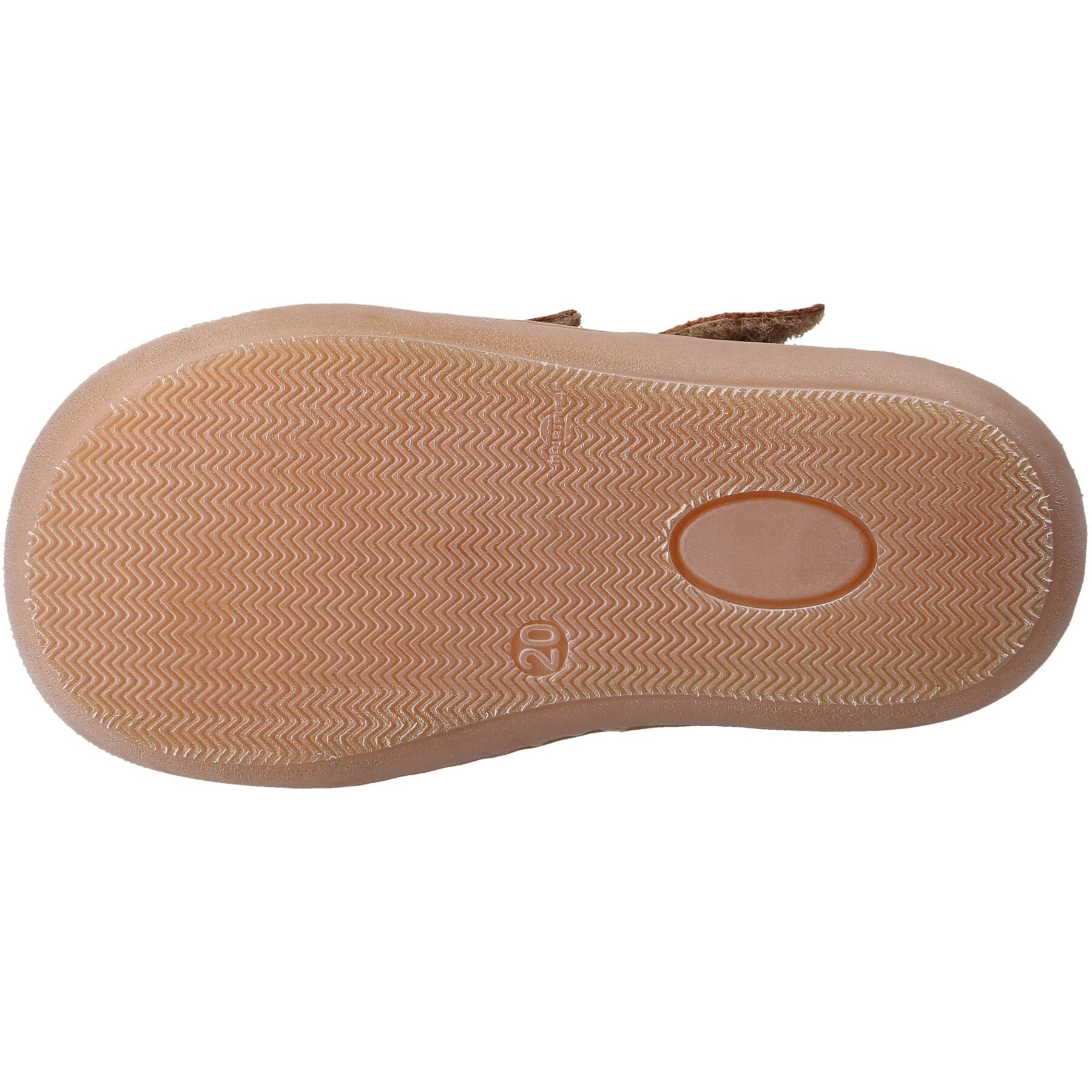 braune lauflernschuhe sohlenansicht