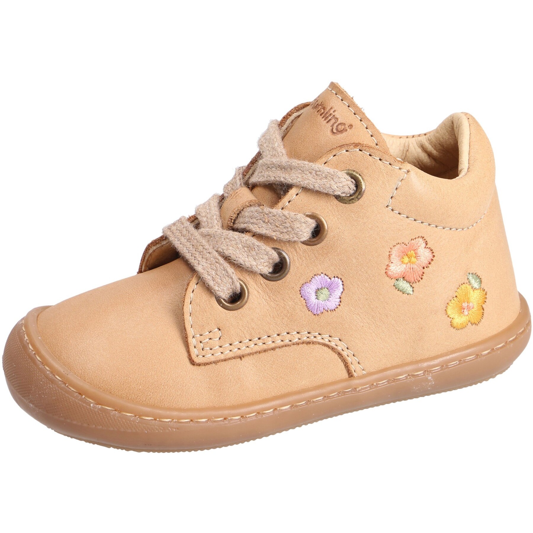 braune lauflernschuhe 3-4 ansicht