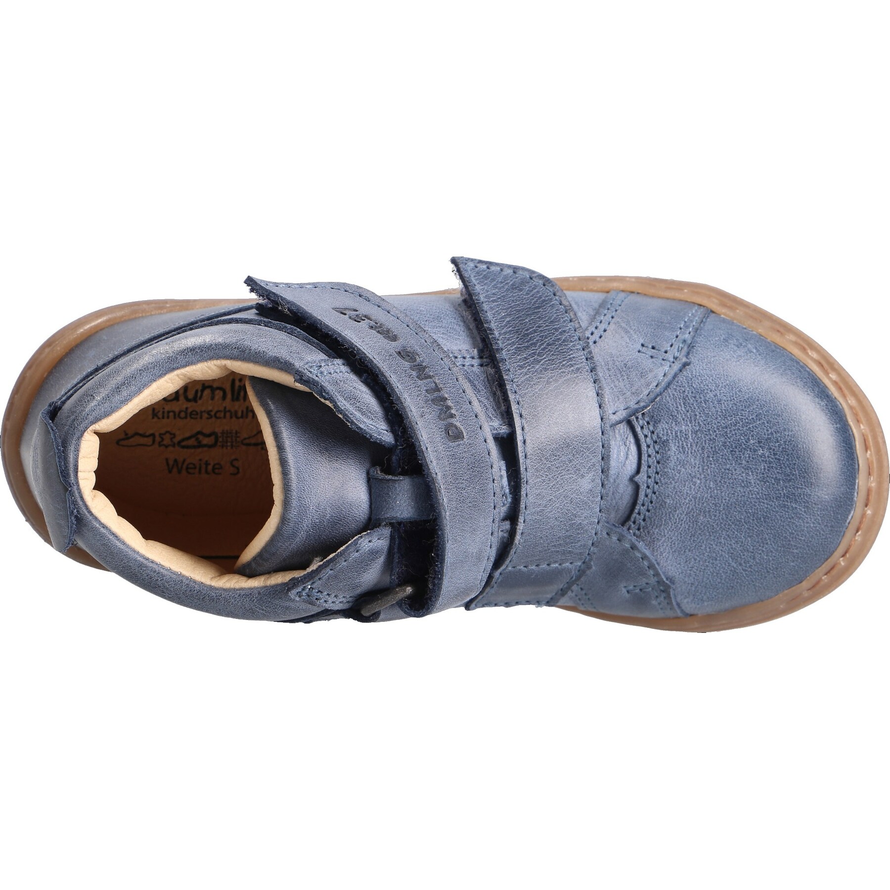 blaue mid cut draufsicht