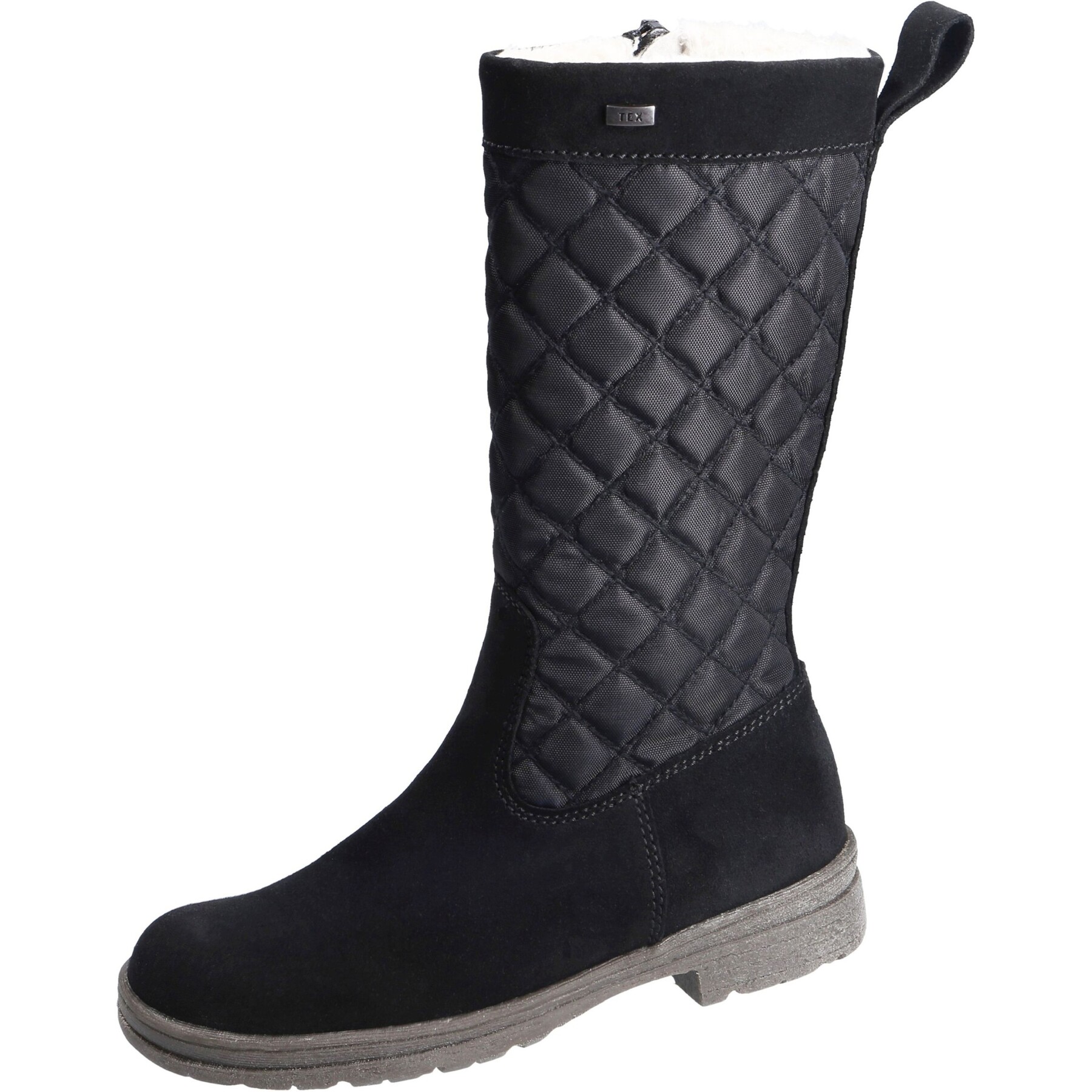 schwarze stiefel 3-4 ansicht