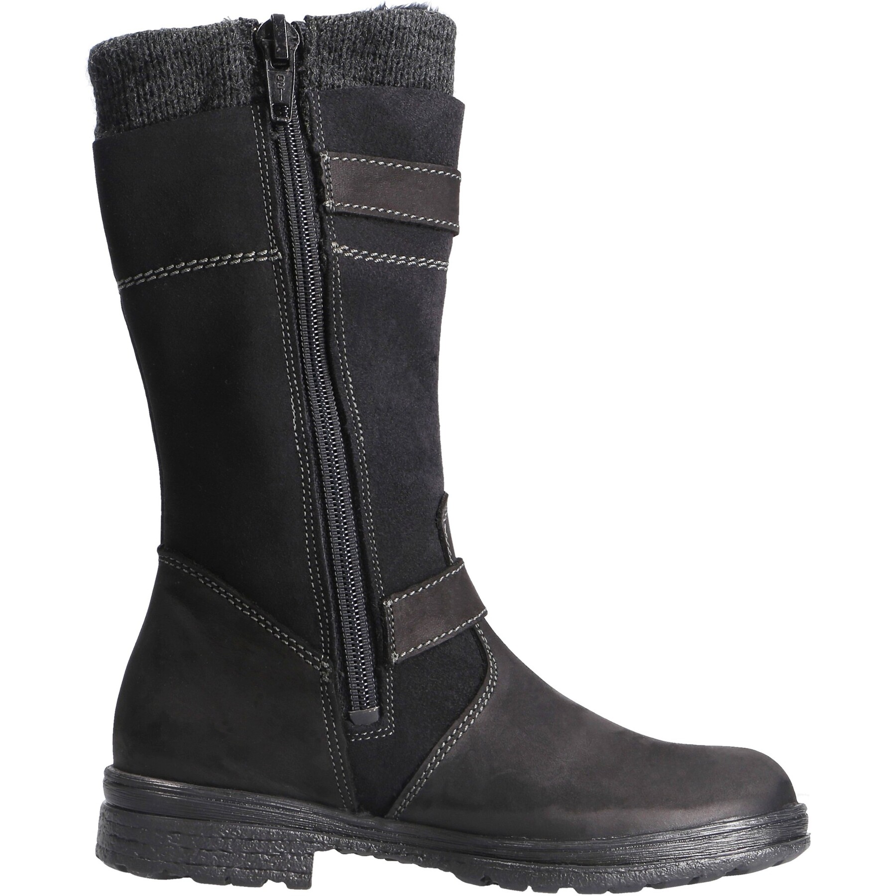 schwarze stiefel seitenansicht rechts