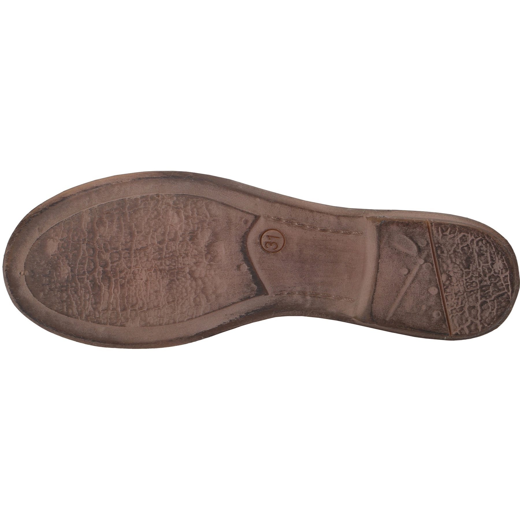 braune ballerina sohlenansicht