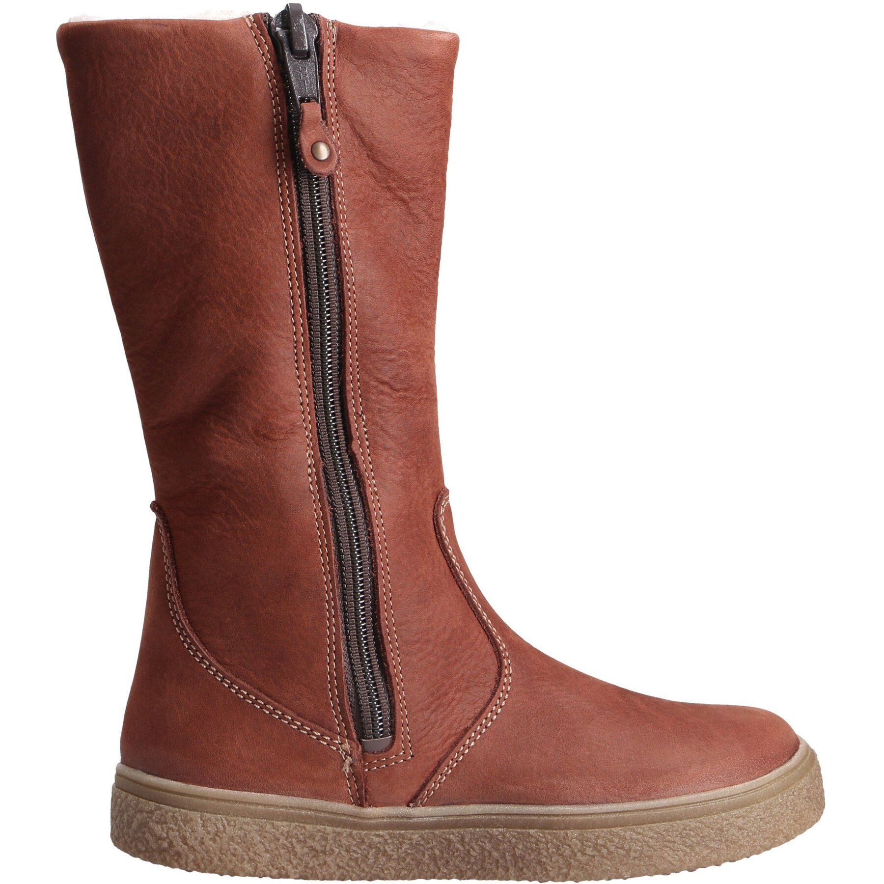 braune stiefel seitenansicht rechts