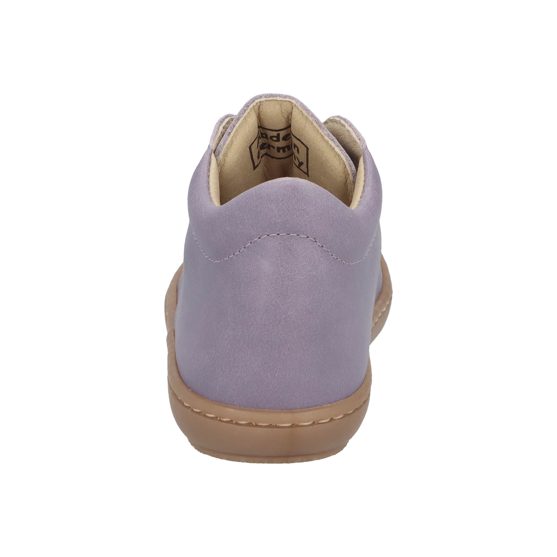 rote lauflernschuhe hinteransicht