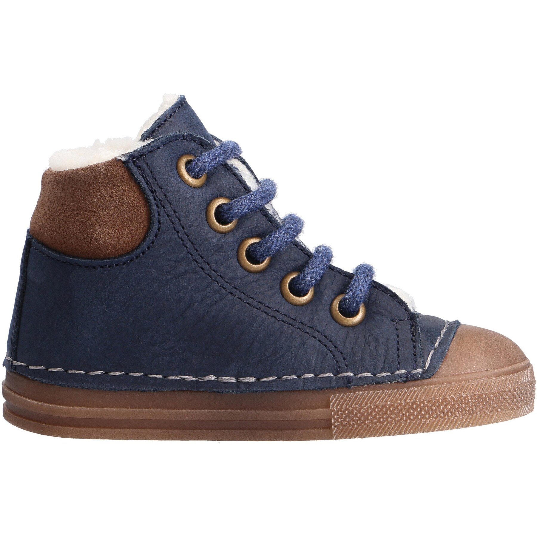 blaue lauflernschuhe seitenansicht rechts