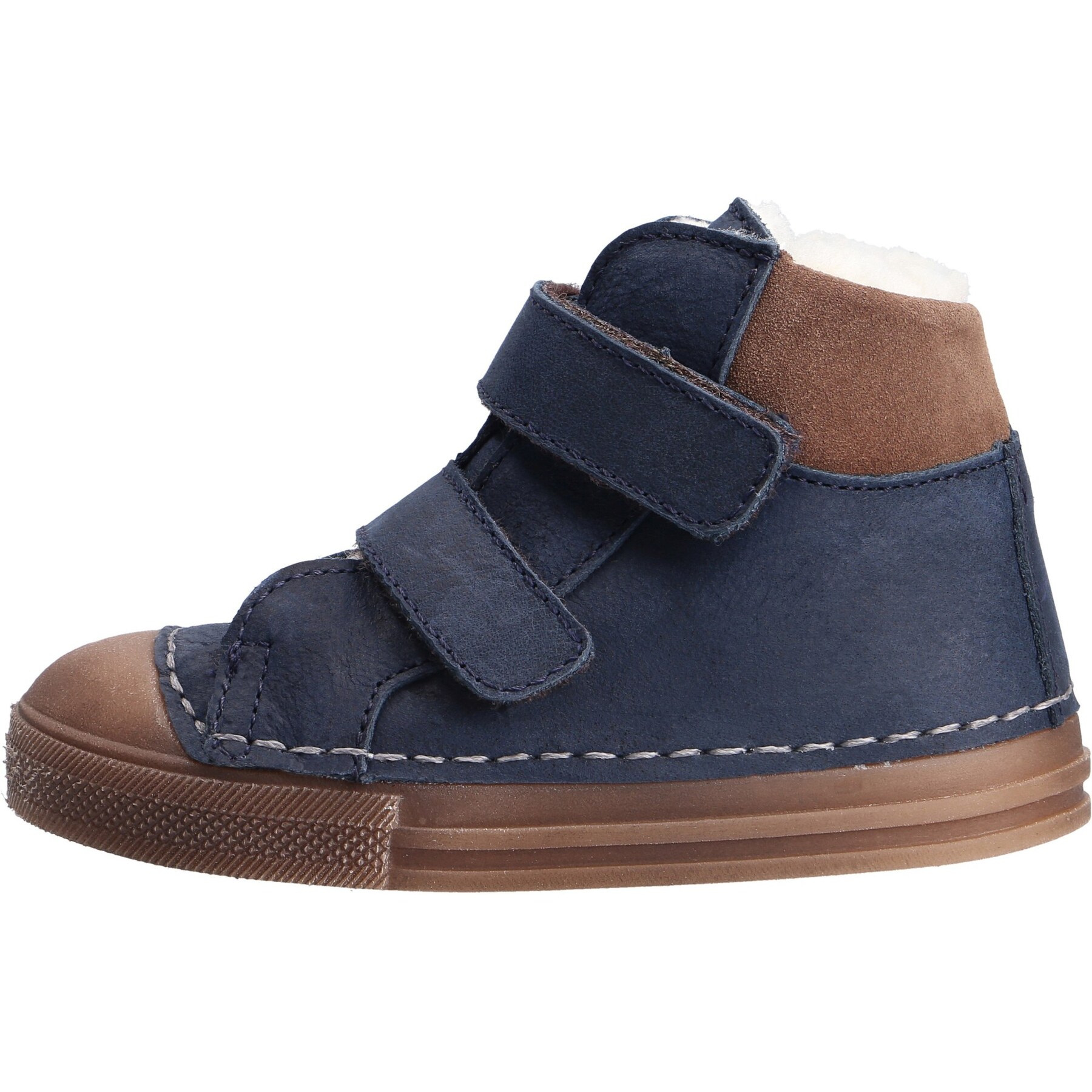 blaue lauflernschuhe seitenansicht links