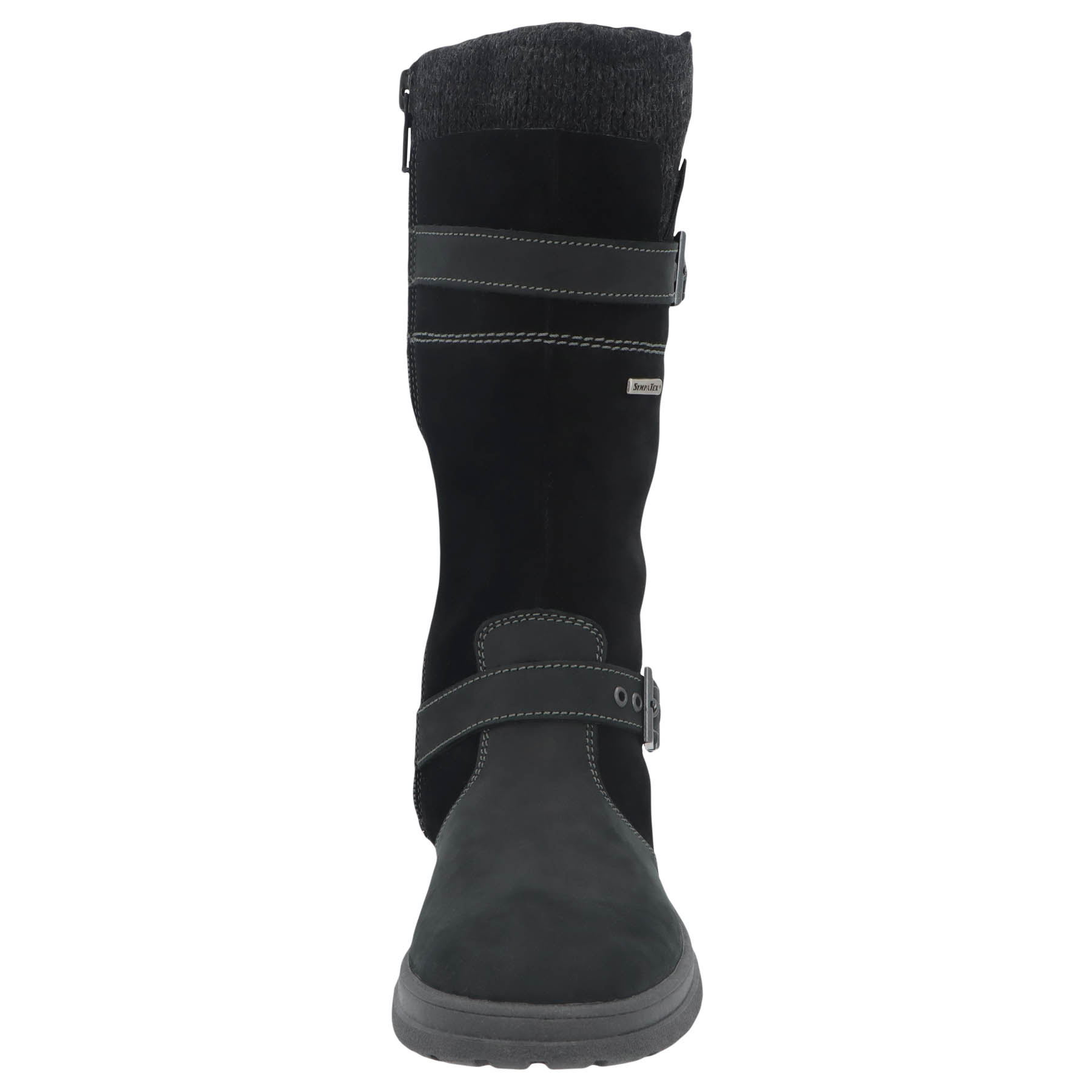 schwarze stiefel vorderansicht