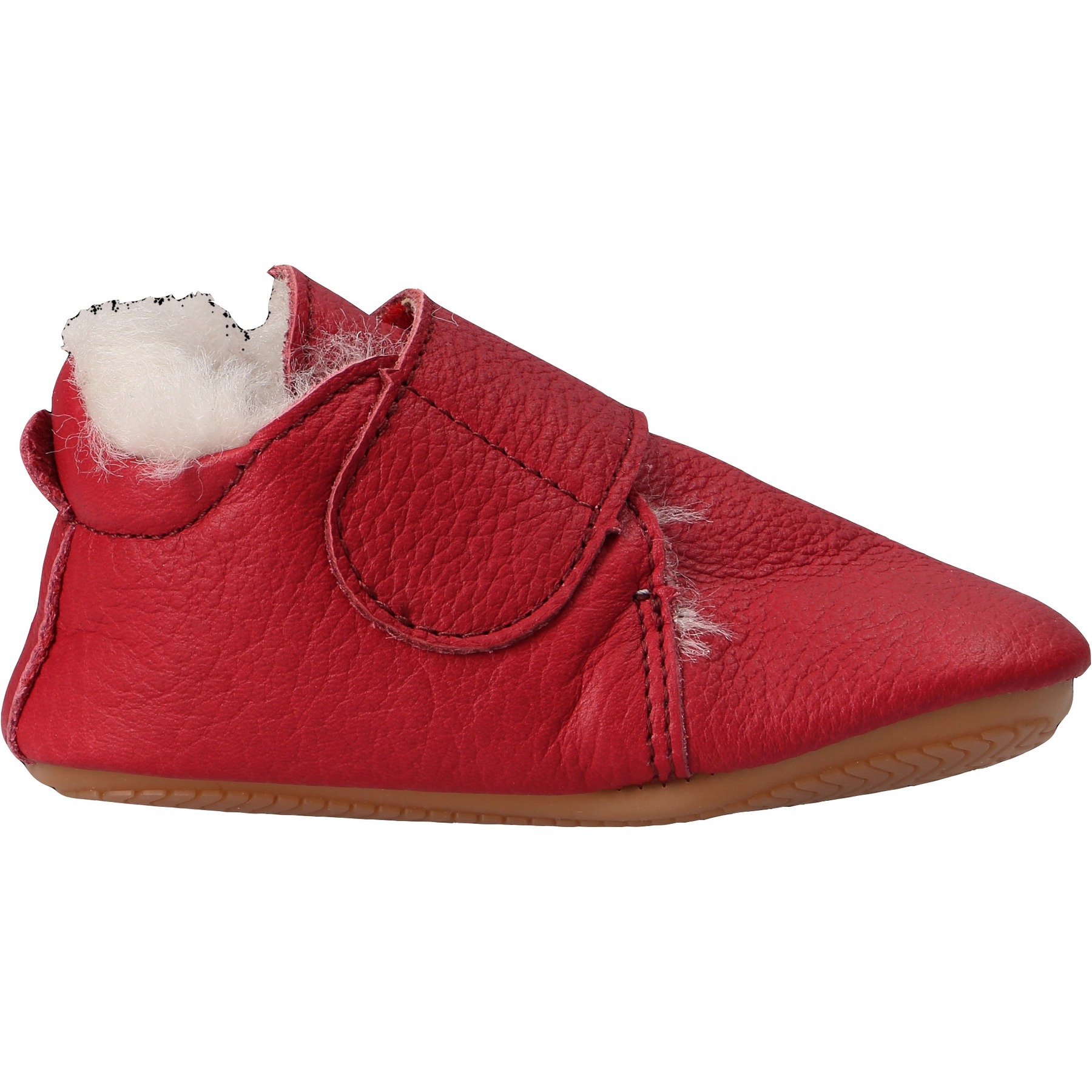 rote krabbelschuhe seitenansicht rechts