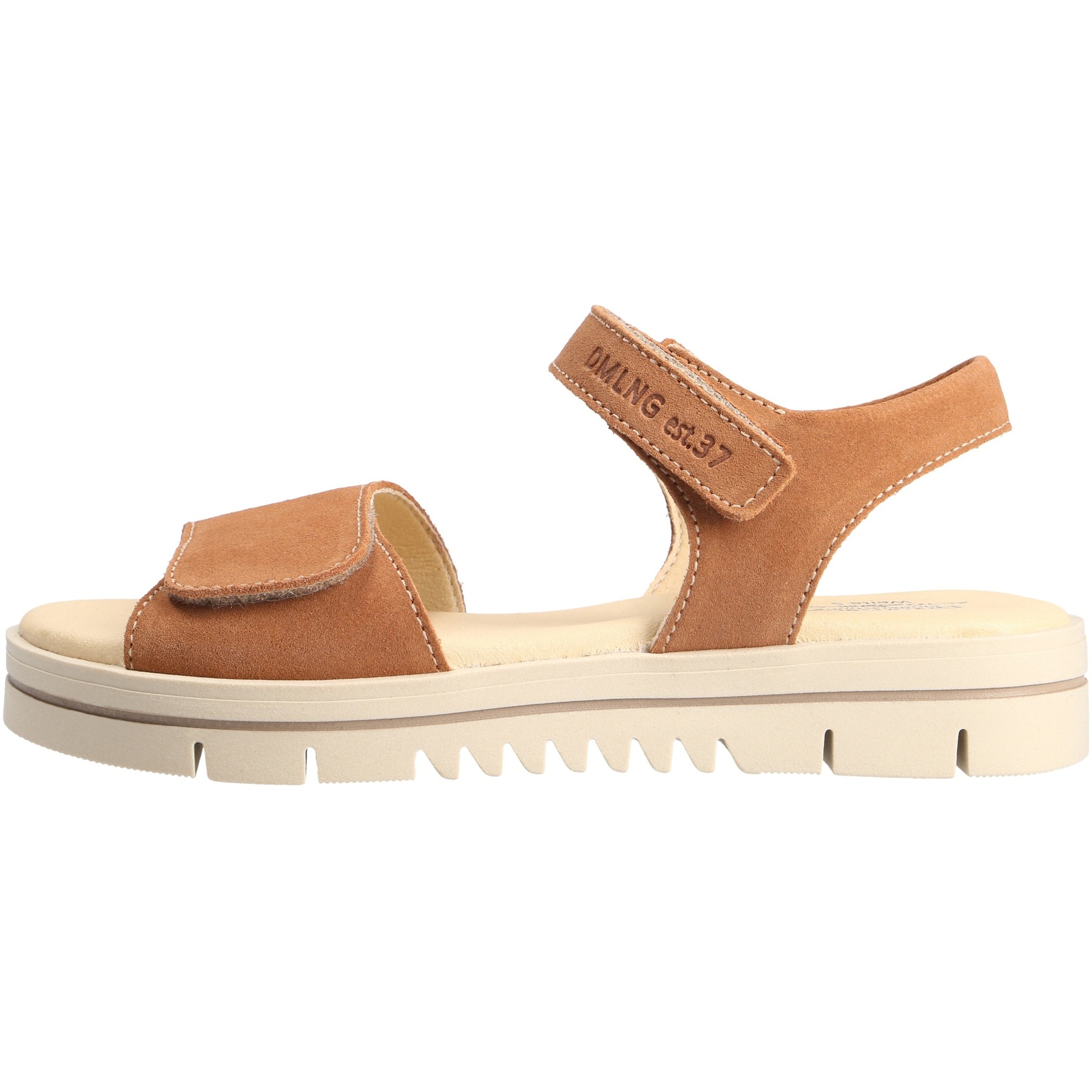 braune sandale seitenansicht links