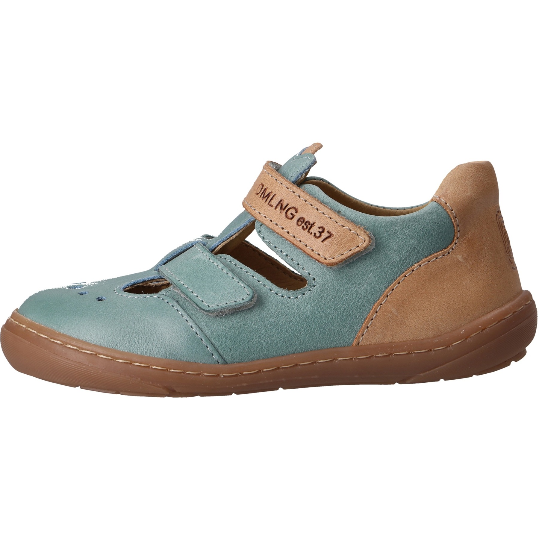 grüne halbschuh seitenansicht links