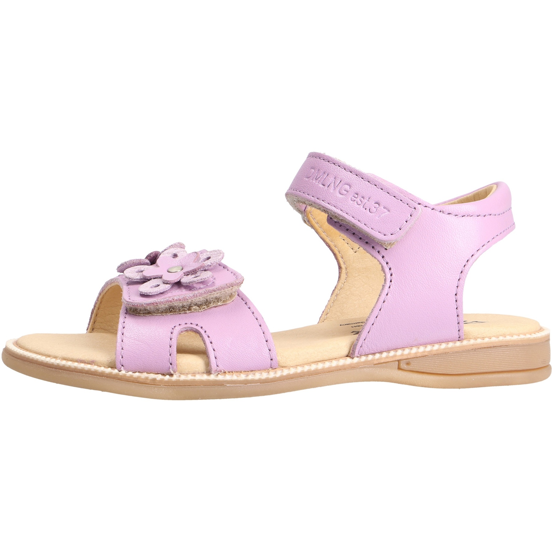 rote sandale seitenansicht links