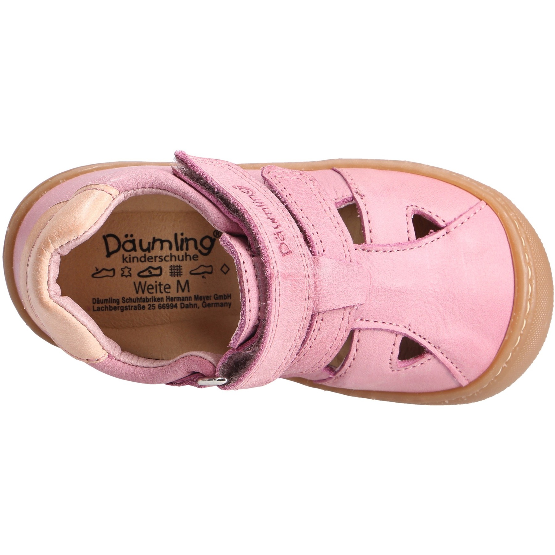 rote lauflernschuhe draufsicht