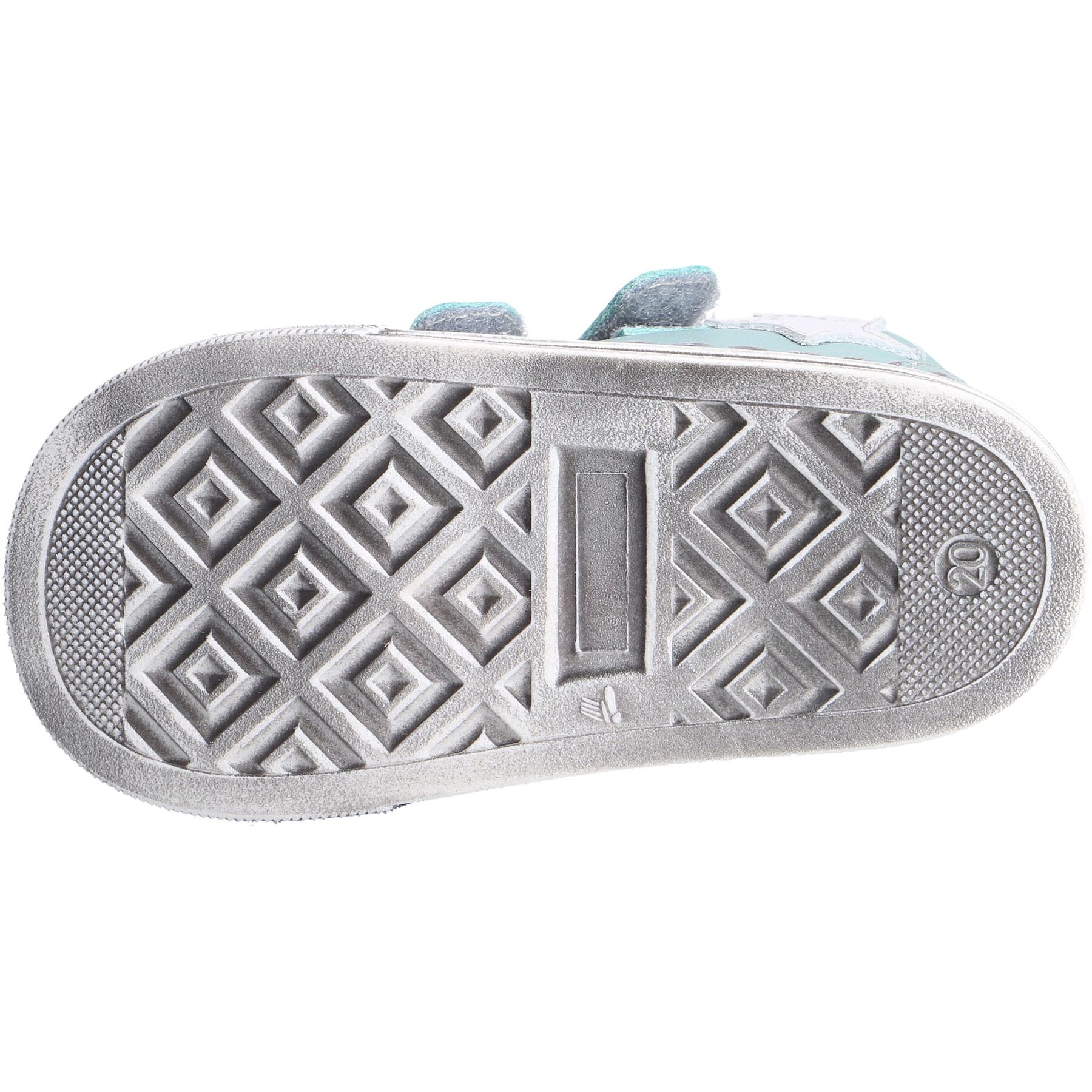 grüne lauflernschuhe sohlenansicht