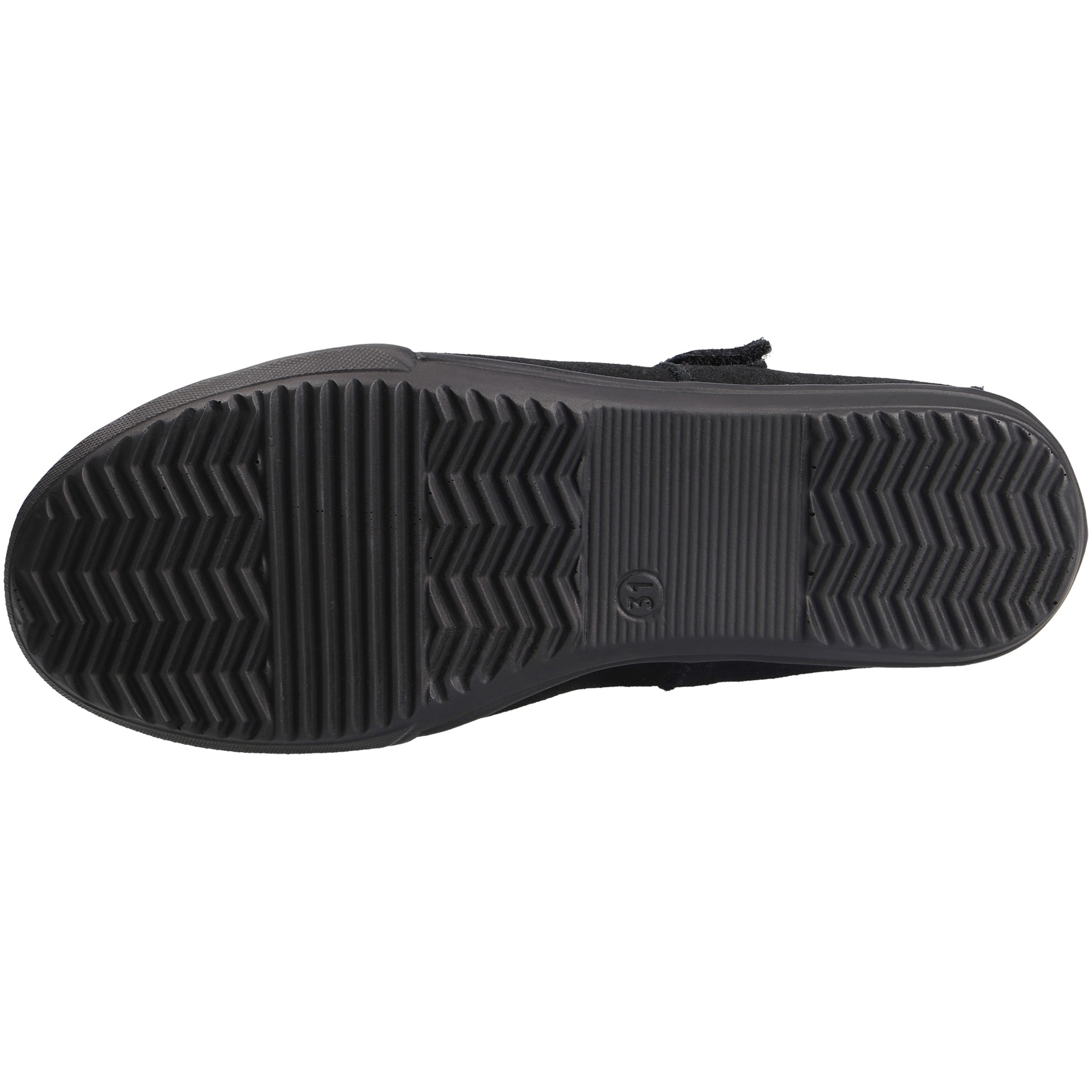 schwarze ballerina sohlenansicht