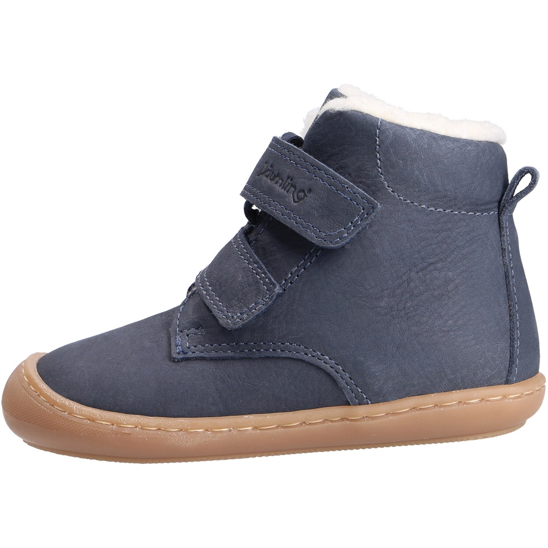 blaue lauflernschuhe seitenansicht links