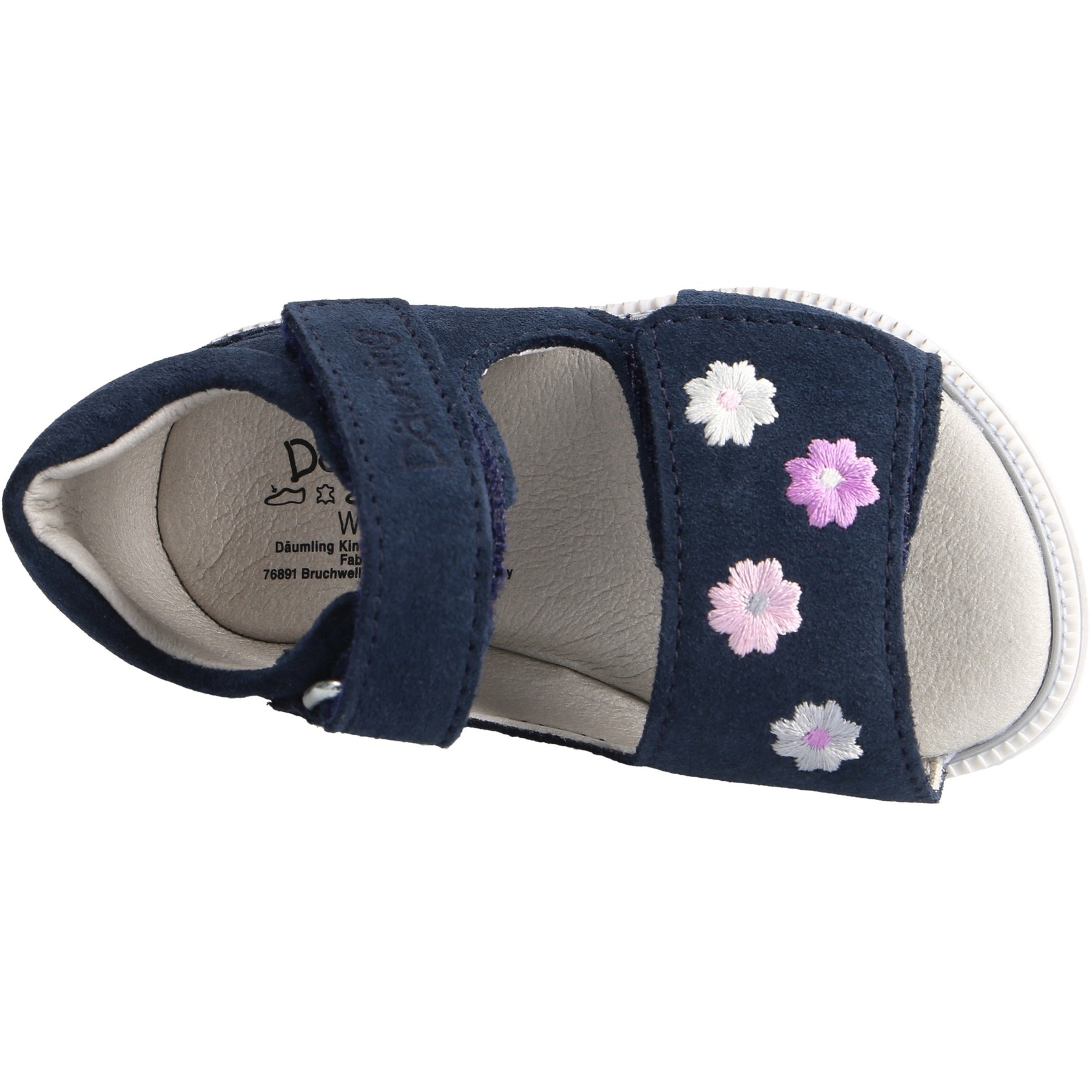 blaue miniletten draufsicht