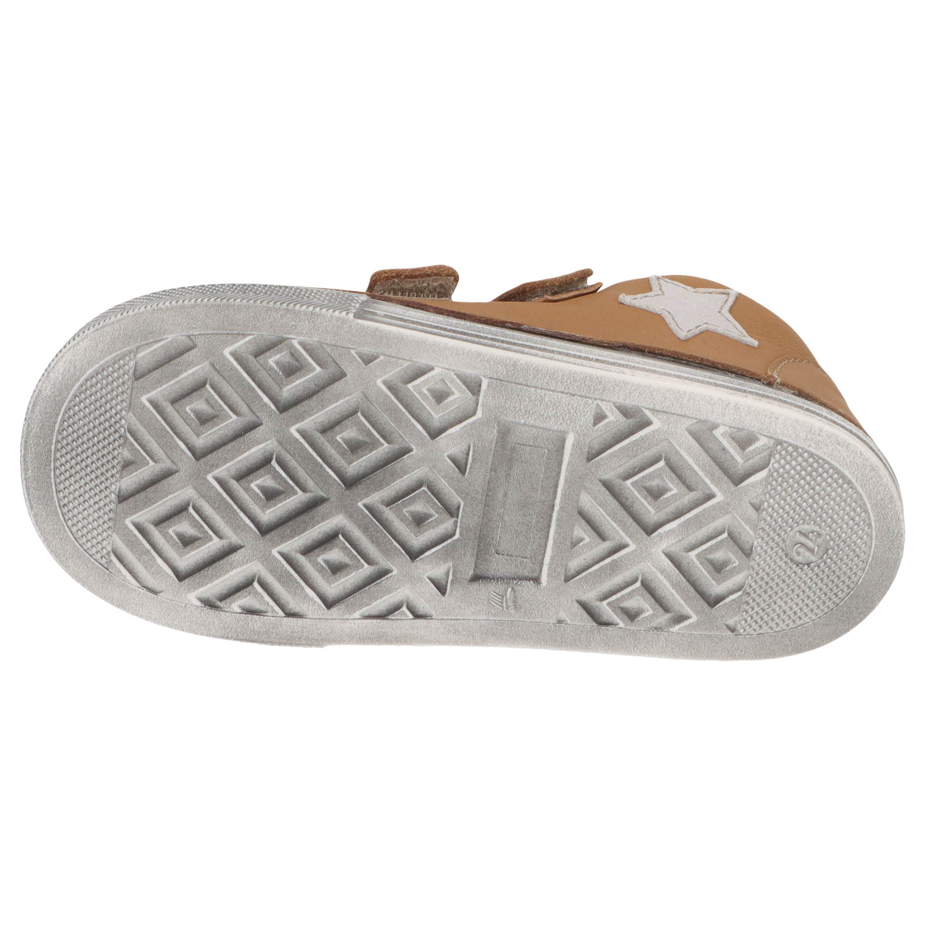 braune lauflernschuhe sohlenansicht