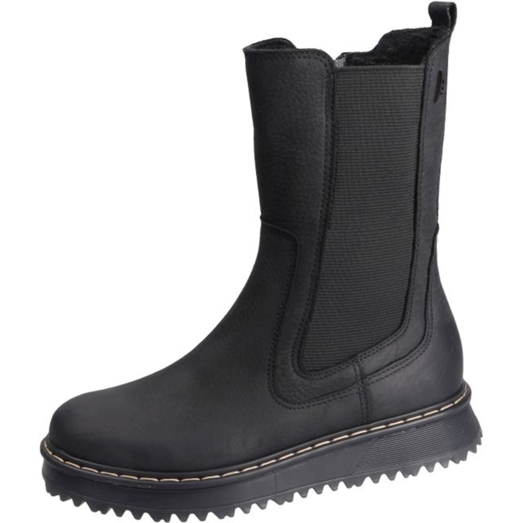 graue stiefeletten 3-4 ansicht